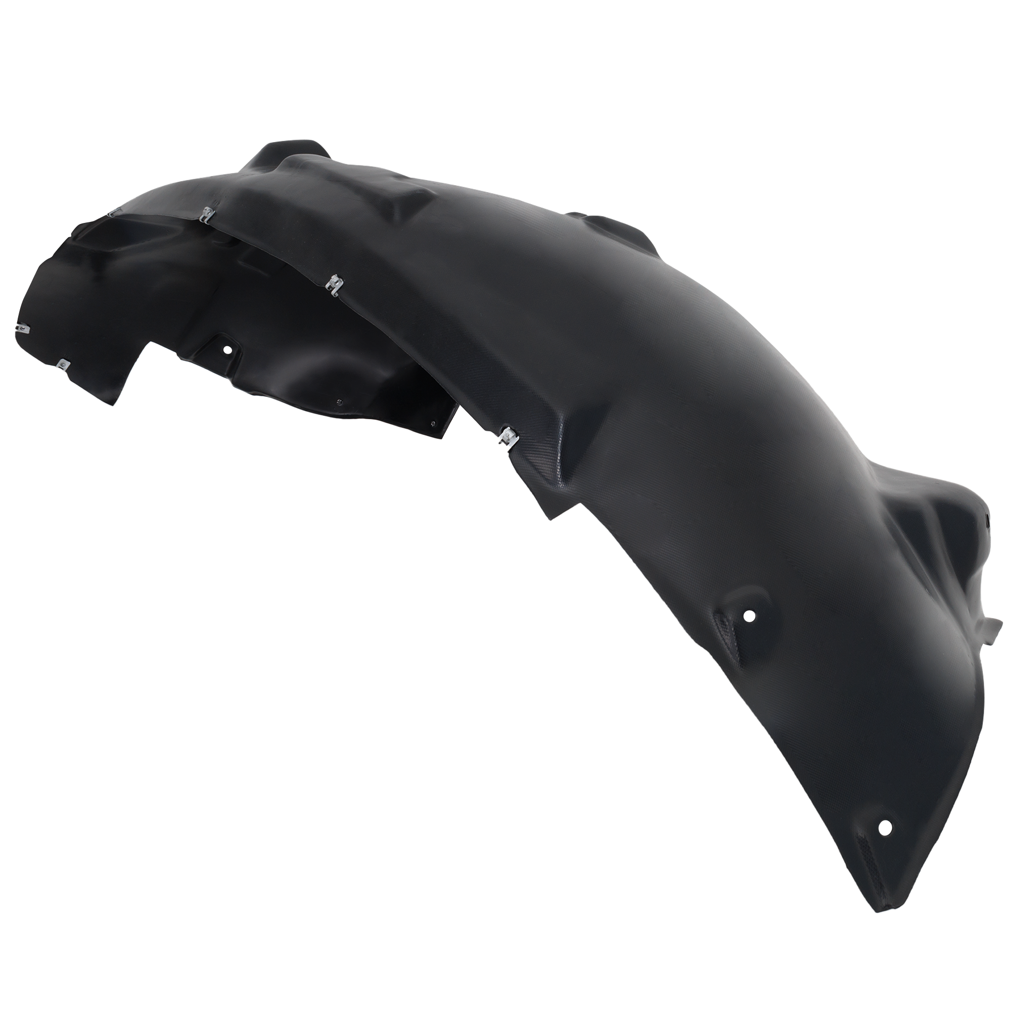 AM F 150-21-24 FRONT FENDER LINER RH Plastic Vacuum Form w Rubber and Aluminum Pad 2.7-3.0 Regular 3.3-3.5-5.0L Turbo Eng. XLT Model Crew 21-21 Extended Cab SKU RF22210073 Partslink FO1249213 OEM ML3Z16102C