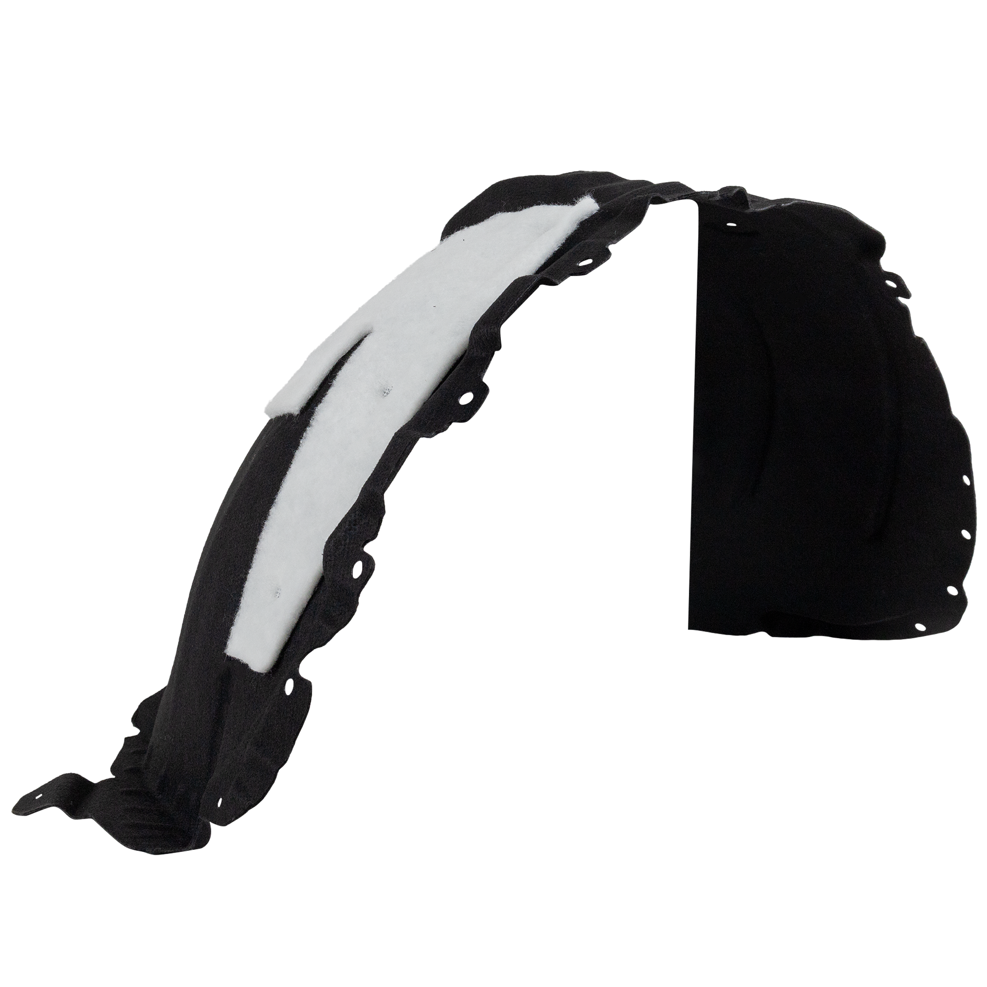 AM BRONCO SPORT 21-25 FRONT FENDER LINER RH Plastic Heated Form w Insulation Foam 2.0L Eng. SKU RF22210079 Partslink FO1249219 OEM M1PZ16102B