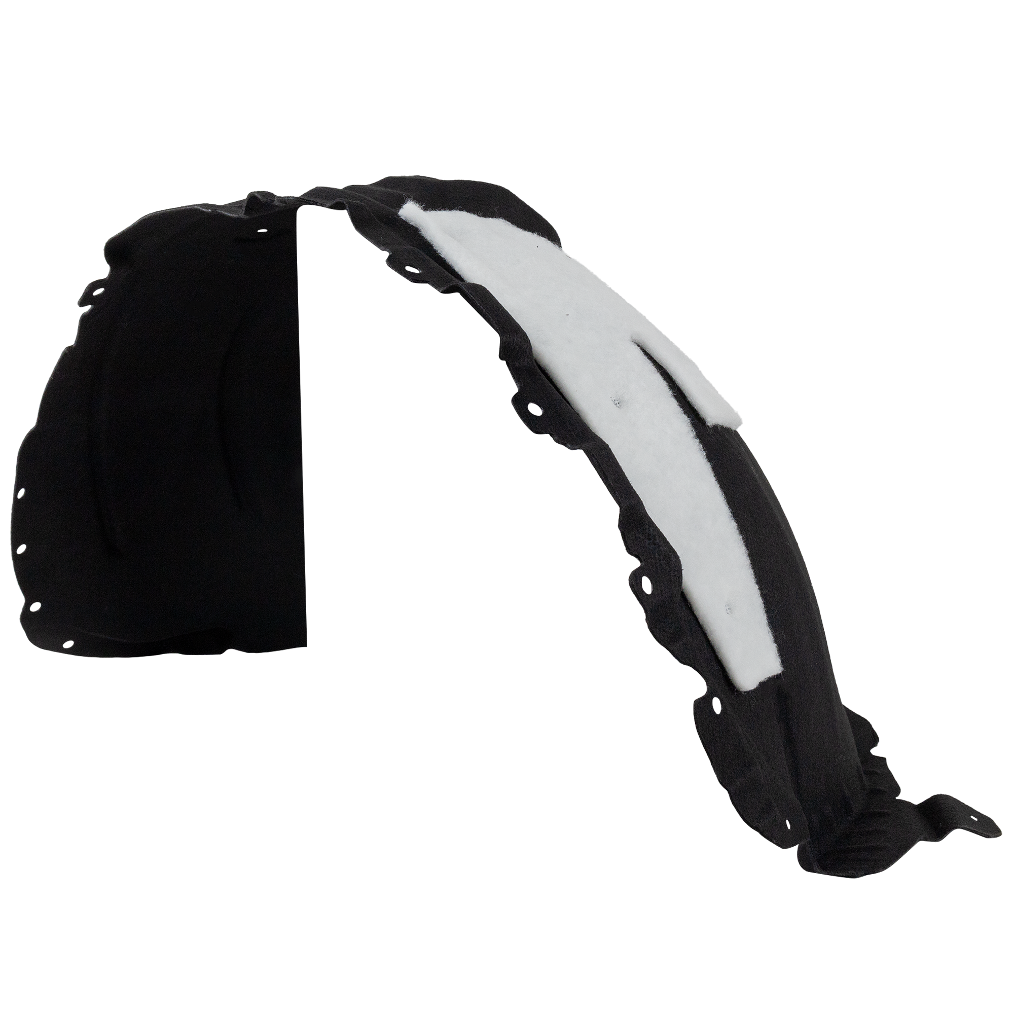 AM BRONCO SPORT 21-24 FRONT FENDER LINER LH Plastic Heated Form w Insulation Foam 2.0L Eng. CAPA SKU RF22210080Q Partslink FO1248219C OEM M1PZ16103B