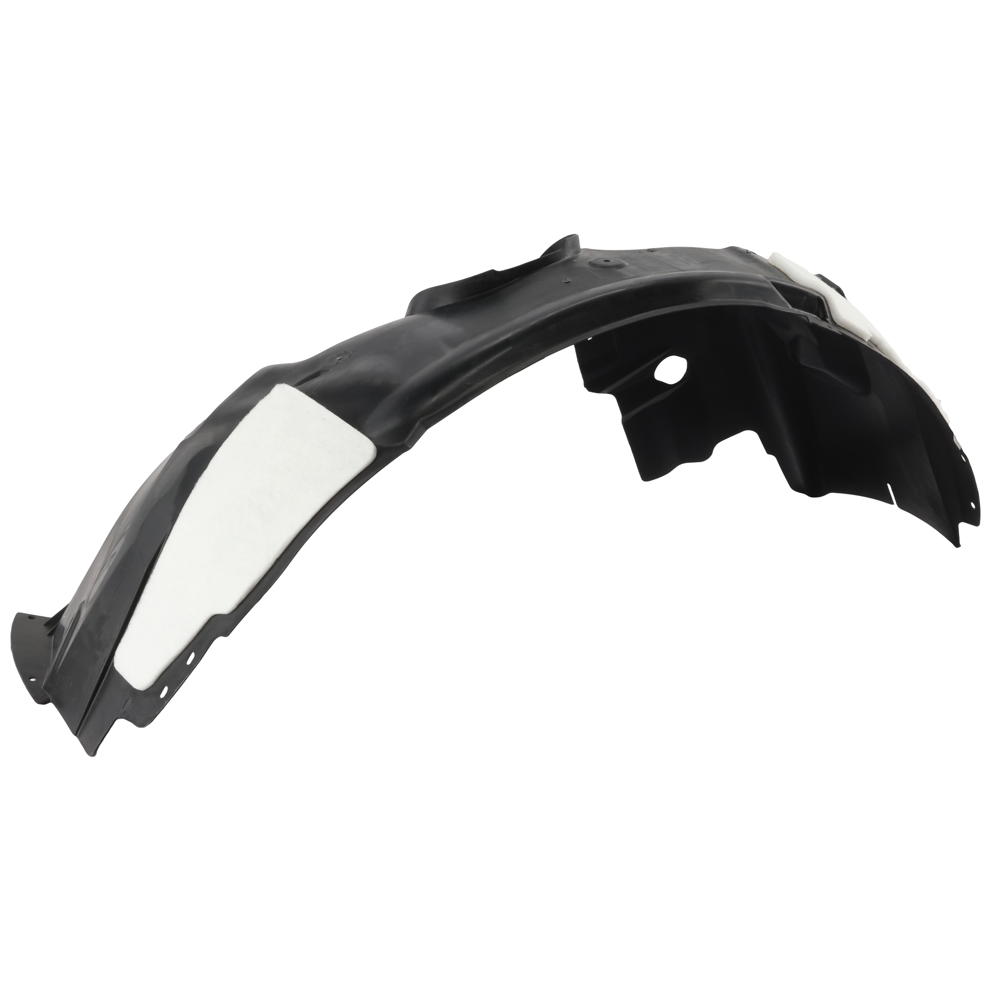 AM EDGE 15-18 FRONT FENDER LINER RH Plastic Injection Foam w Aerodynamics Package w o Auxiliary Heater Sport Model SKU RF22210116 Partslink FO1249193 OEM FT4Z16102C