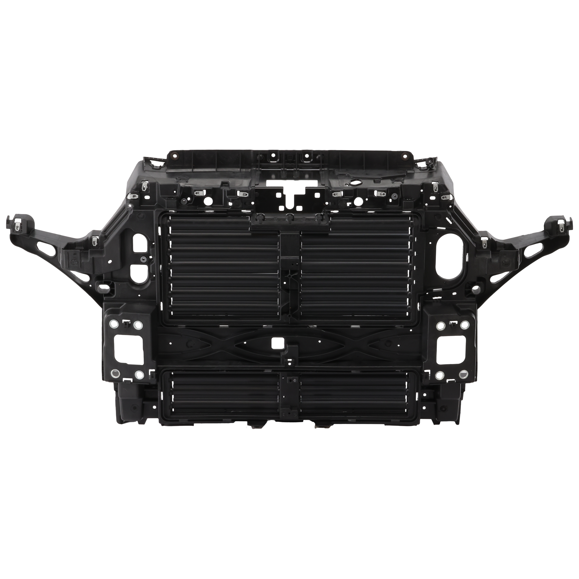 AM EXPLORER 20-24 POLICE INTERCEPTOR UTILITY 20-23 RADIATOR SUPPORT Assembly Plastic w Fiberglass w Active Grille Shutter SKU RF25010023 Partslink FO1225265 OEM L1MZ16138K