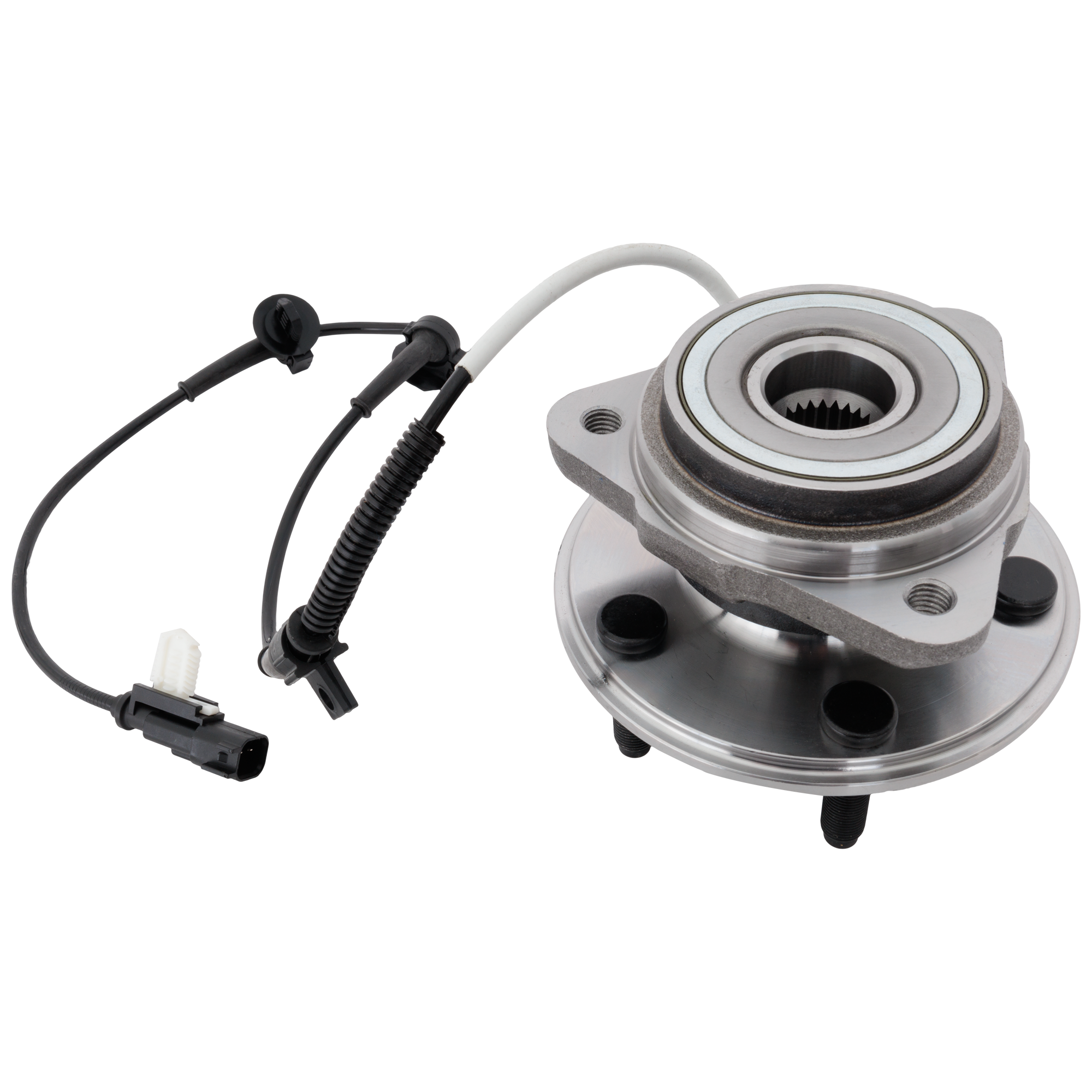 AM RANGER 10-11 FRONT HUB ASSEMBLY RH=LH 5 Studs 4WD Square ABS Connector SKU RF28370001 OEM AL5Z1104A