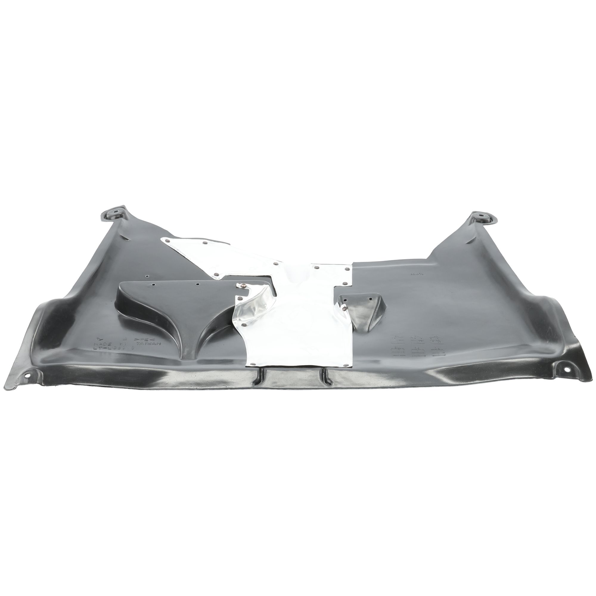 AM TAURUS 13-19 MKS 13-16 ENGINE SPLASH SHIELD Under Cover Center Vacuum Form w Alum Pad 2.0L Eng SKU RF31010008 Partslink FO1228157 OEM DA8Z9910494A