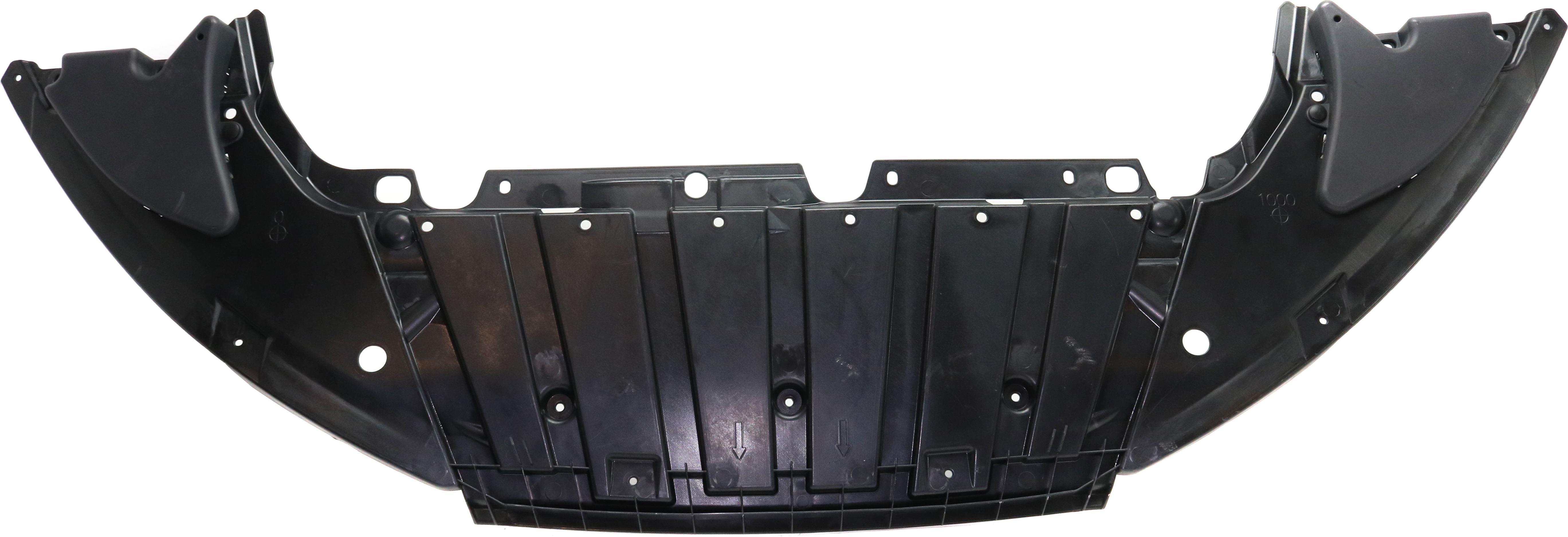AM FOCUS 15-18 ENGINE SPLASH SHIELD Under Cover Air Deflector Front 1.0L Turbo Eng A T Sedan SKU RF31010010 Partslink FO1228160 OEM F1EZ17808C