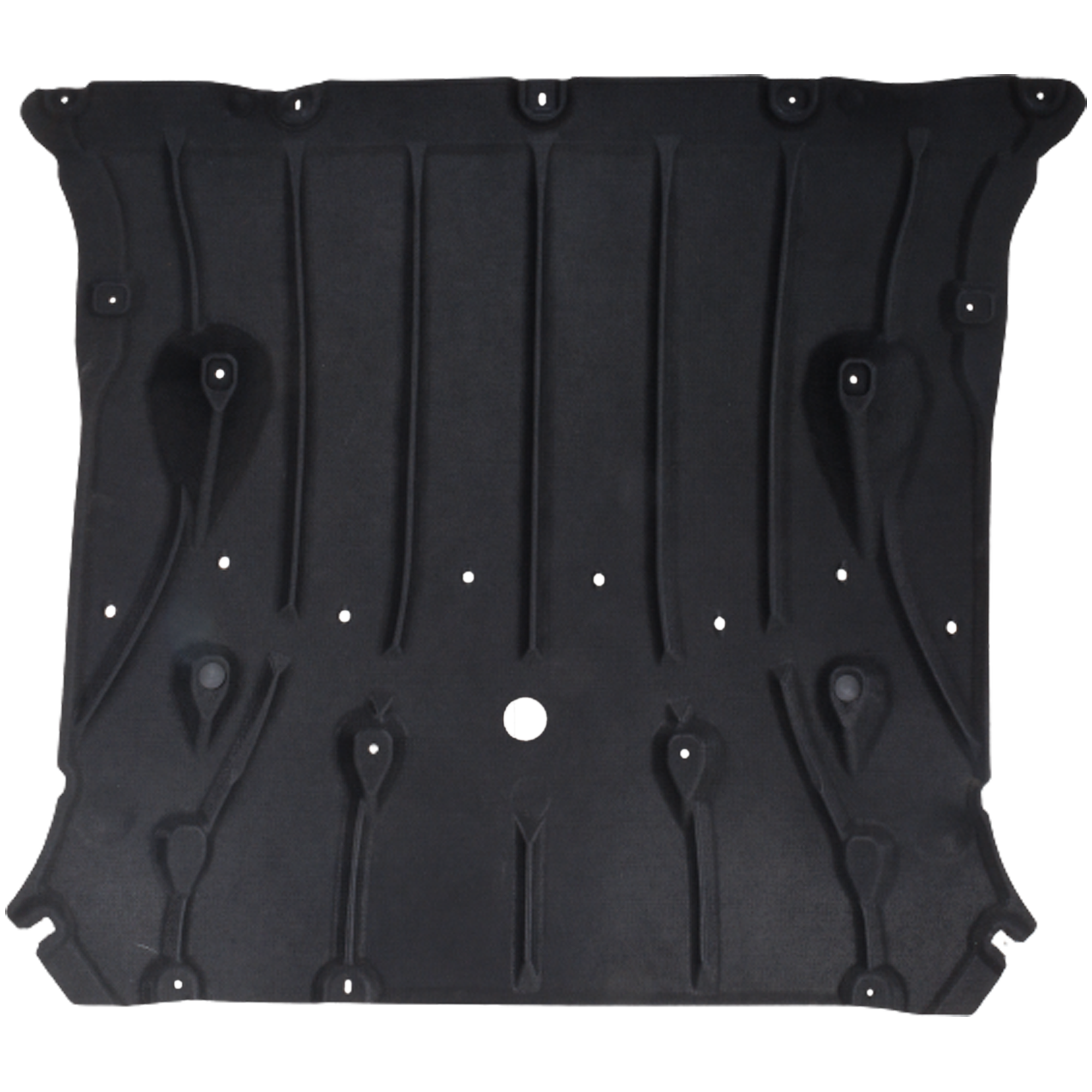 AM MUSTANG MACH E 21-25 ENGINE SPLASH SHIELD California Route 1 Premium Select Models SKU RF31010034 Partslink FO1228190 OEM LJ9Z6775B