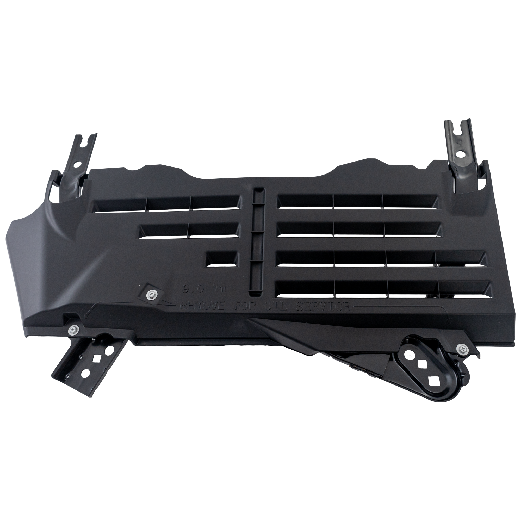 AM MUSTANG 11-14 ENGINE SPLASH SHIELD Lower Heat Shield Injection Form w o Insulation Foam SKU RF31010046 Partslink FO1228166 OEM BR3Z6C038A