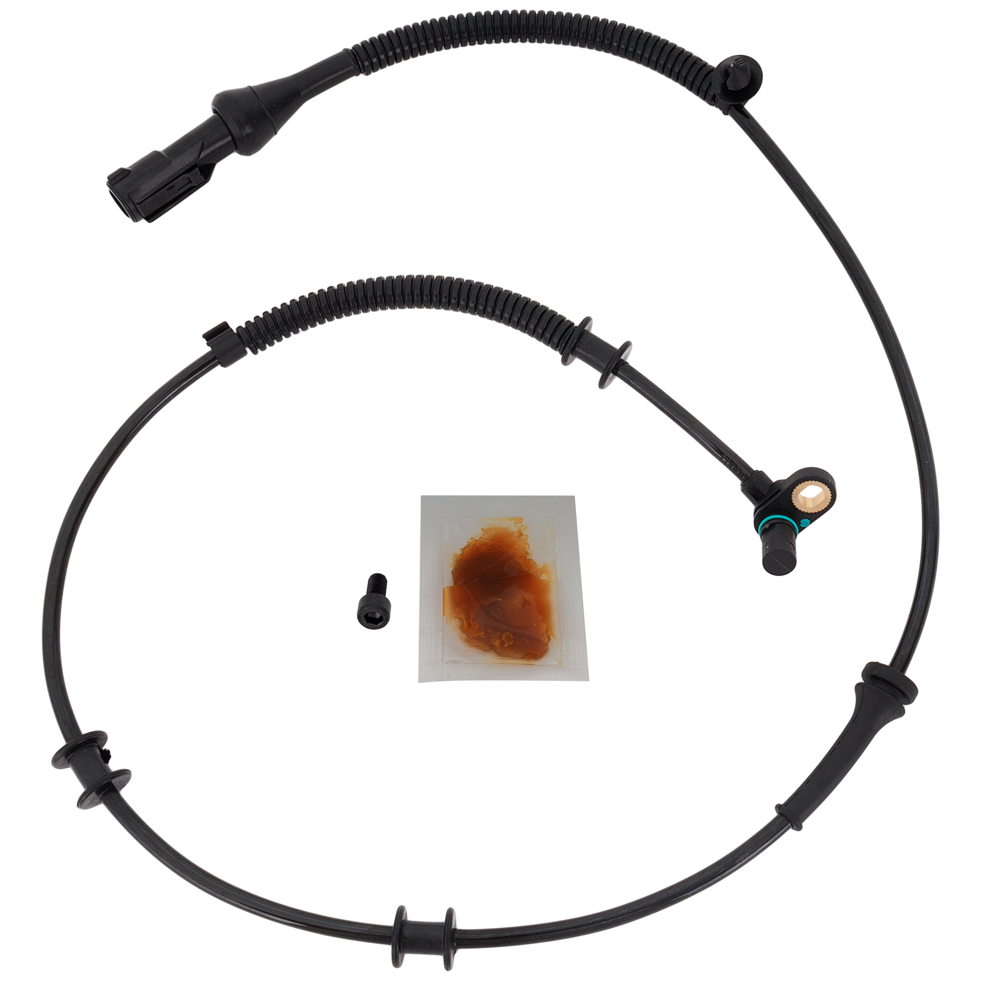AM F 150 PICKUP 04-05 FRONT ABS SPEED SENSOR RH=LH AWD Wheel Mounted SKU RF31080042 OEM 4L3Z2C204AB