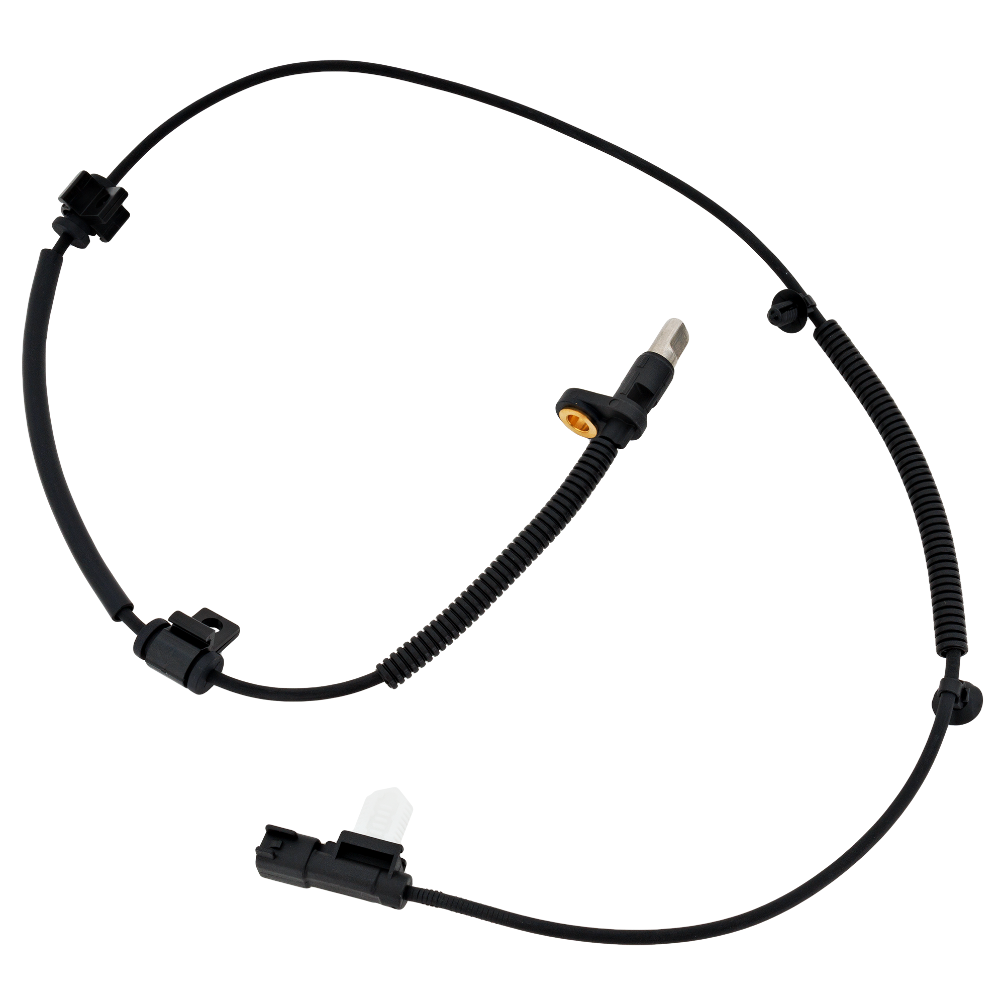 AM F SERIES SUPER DUTY P U 13-16 FRONT ABS SPEED SENSOR RH=LH w Twin I Beam Suspension Wheel Mounted w Stability Control SKU RF31080060 OEM DC3Z2C204C