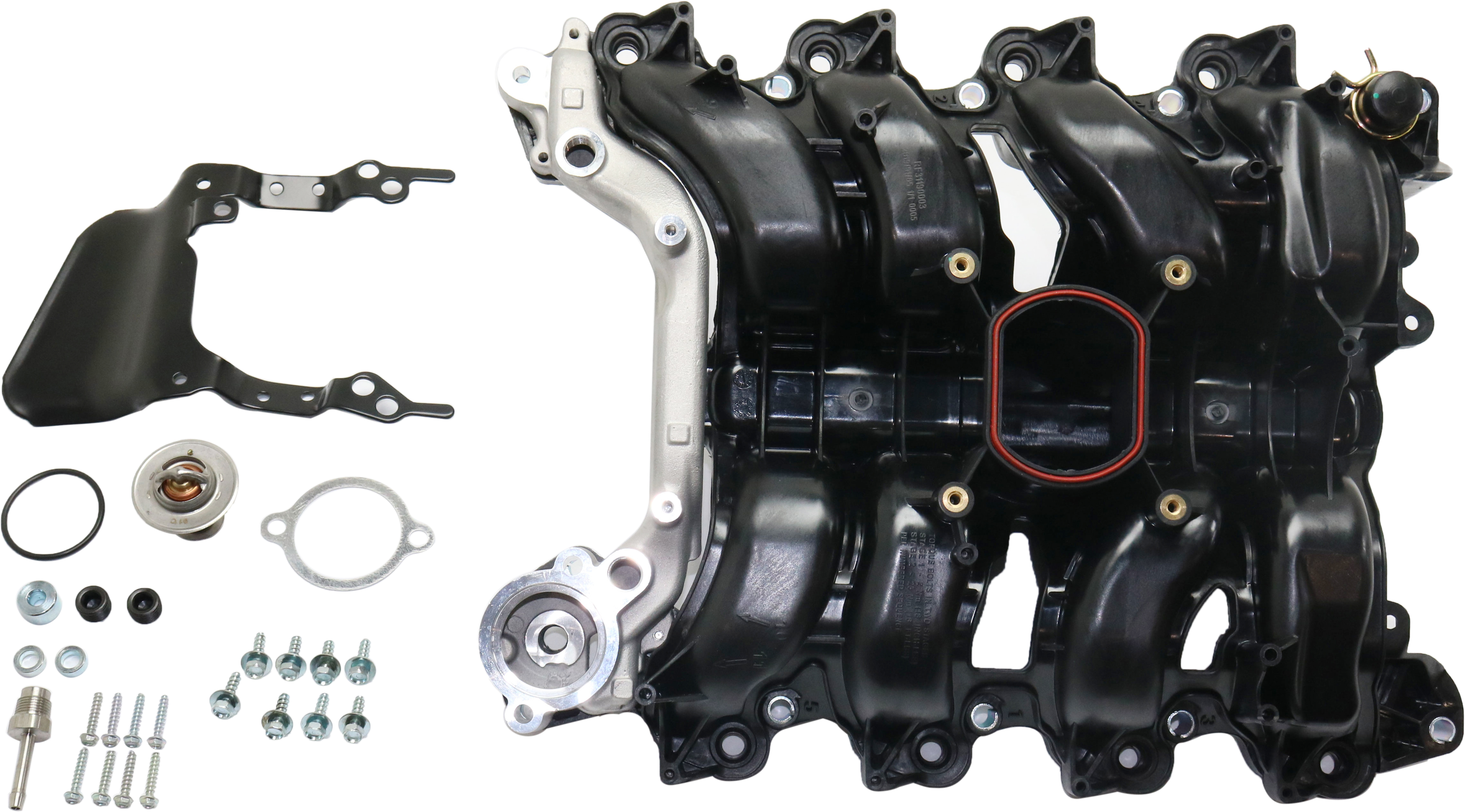 AM EXPLORER MOUNTAINEER 02-05 INTAKE MANIFOLD Upper w Thermostat and Bracket 8 Cyl 4.6L Eng. SKU RF31190003 OEM 2L2Z9424A 2L2Z9424AB