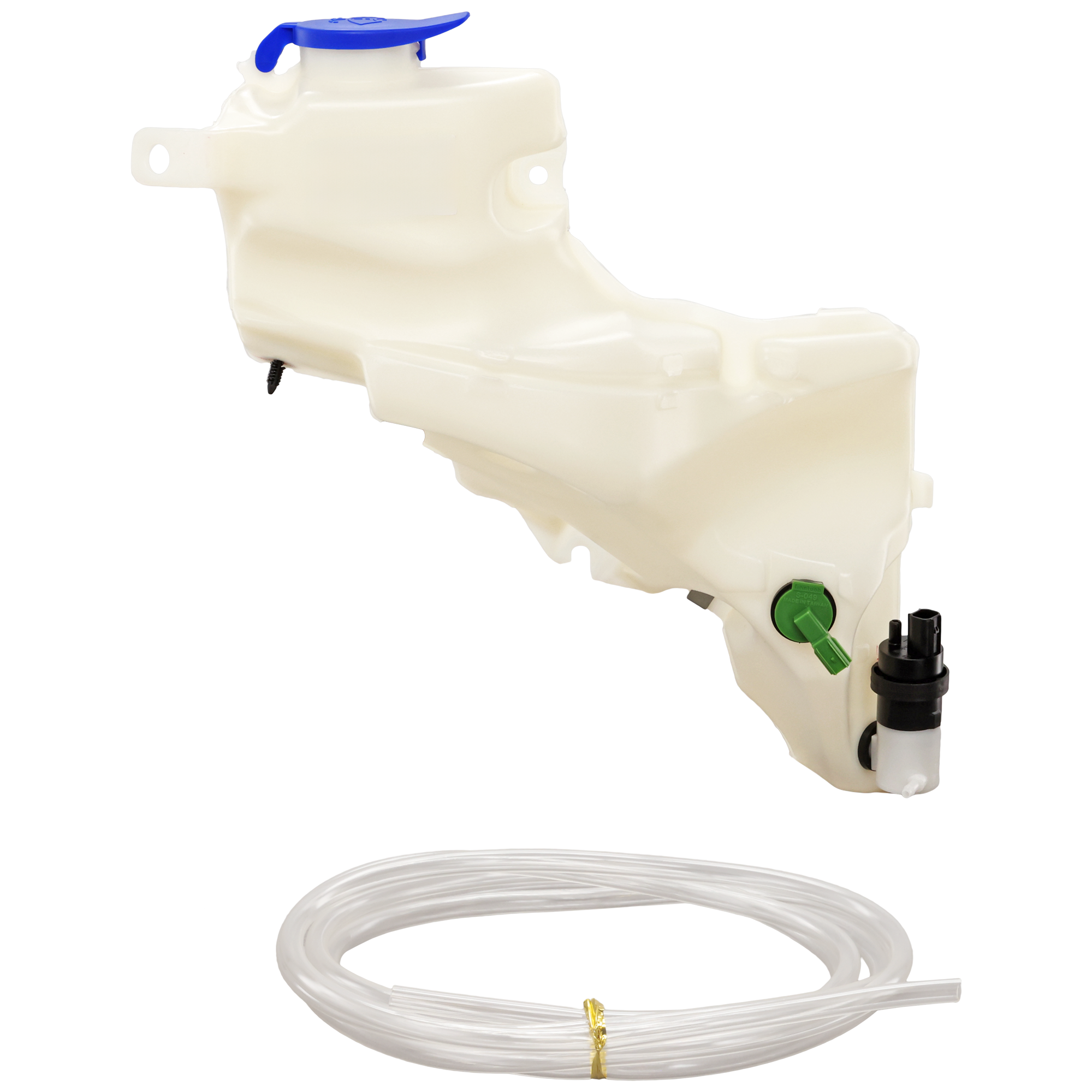 AM F 150-18-20 WASHER RESERVOIR Assembly w Pump Cap and Sensor SKU RF37050010 Partslink FO1288195 OEM JL3Z17618B