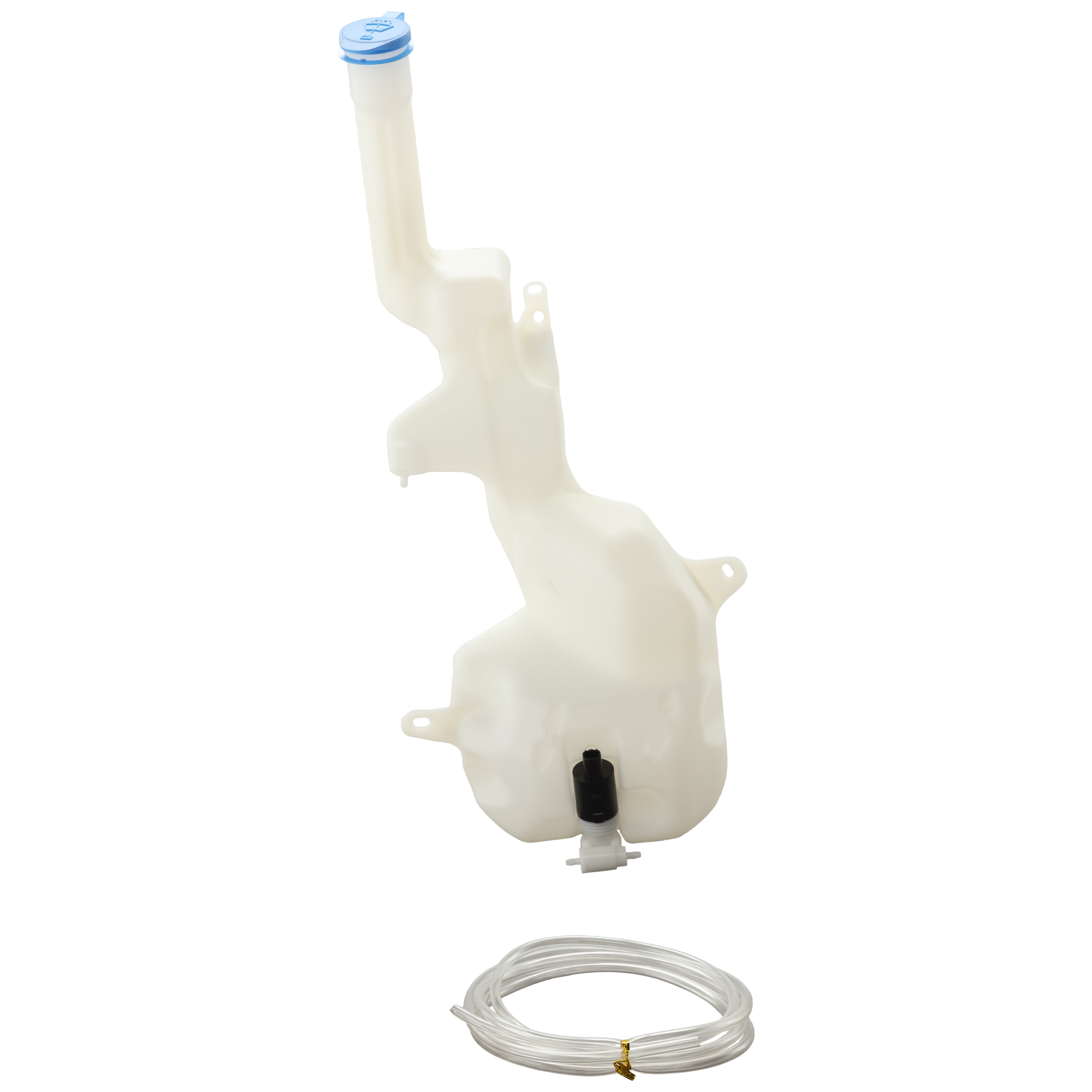 AM ECOSPORT 18-22 WASHER RESERVOIR Assembly w Pump and Cap SKU RF37050015 Partslink FO1288200 OEM GN1Z17618B