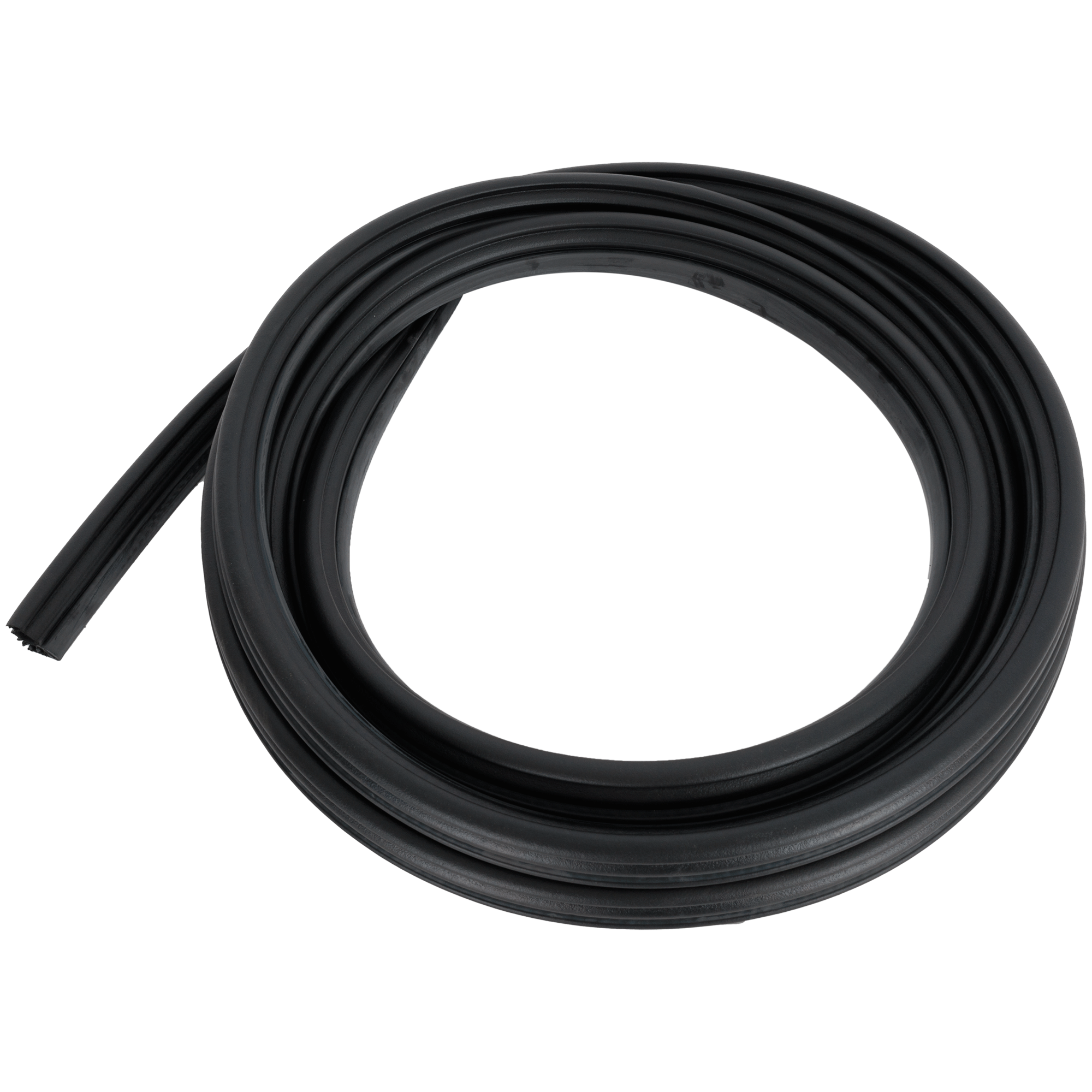 AM F 150-09-14 FRONT DOOR WEATHERSTRIP LH Door Opening On Body w Strip Extended Cab SKU RF45010010 Partslink FO1390169 OEM BL3Z1820709B