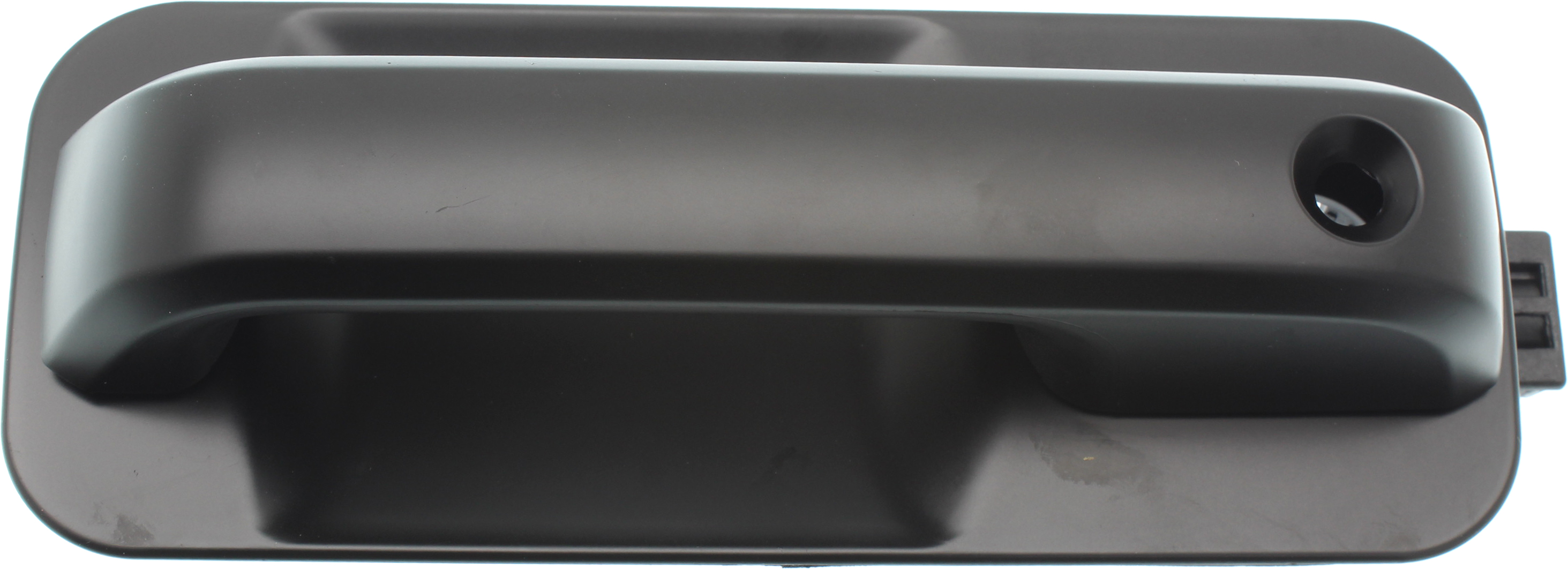 AM F 150-15-20 FRONT EXTERIOR DOOR HANDLE LH Smooth Black w Keyhole w o Power Lock XLT Model SKU RF46210006 OEM FL3Z1522405HBPTM
