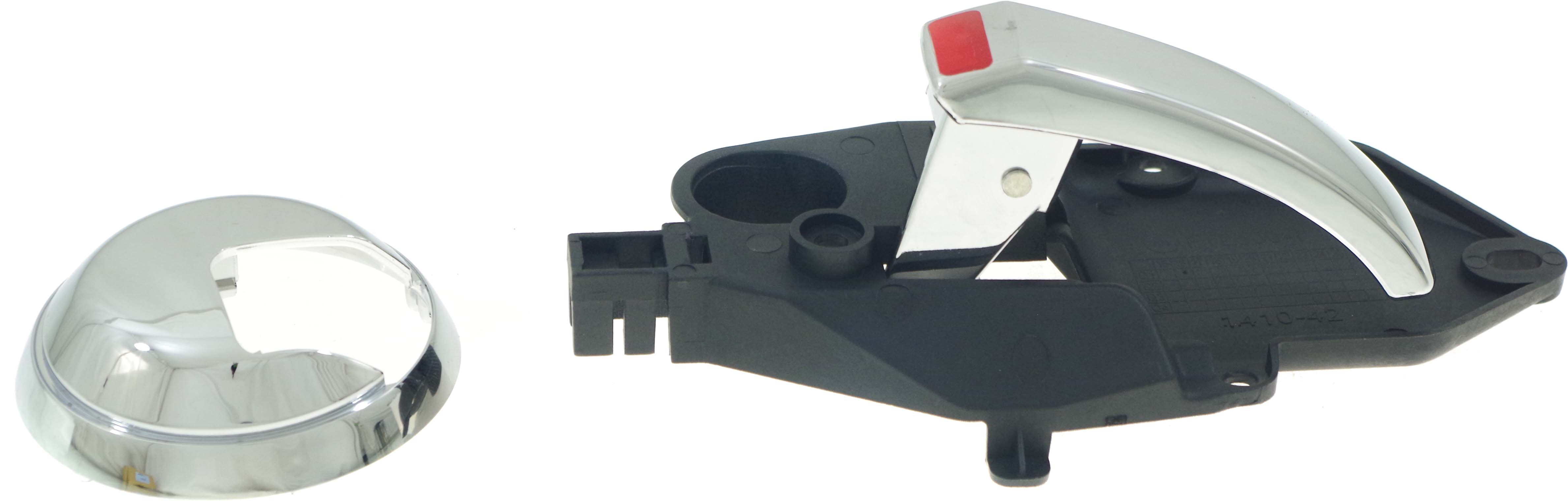 AM FIAT 500-12-19 FRONT INTERIOR DOOR HANDLE LH Chrome Convertible Hatchback SKU RF46210010 OEM 68125511AA