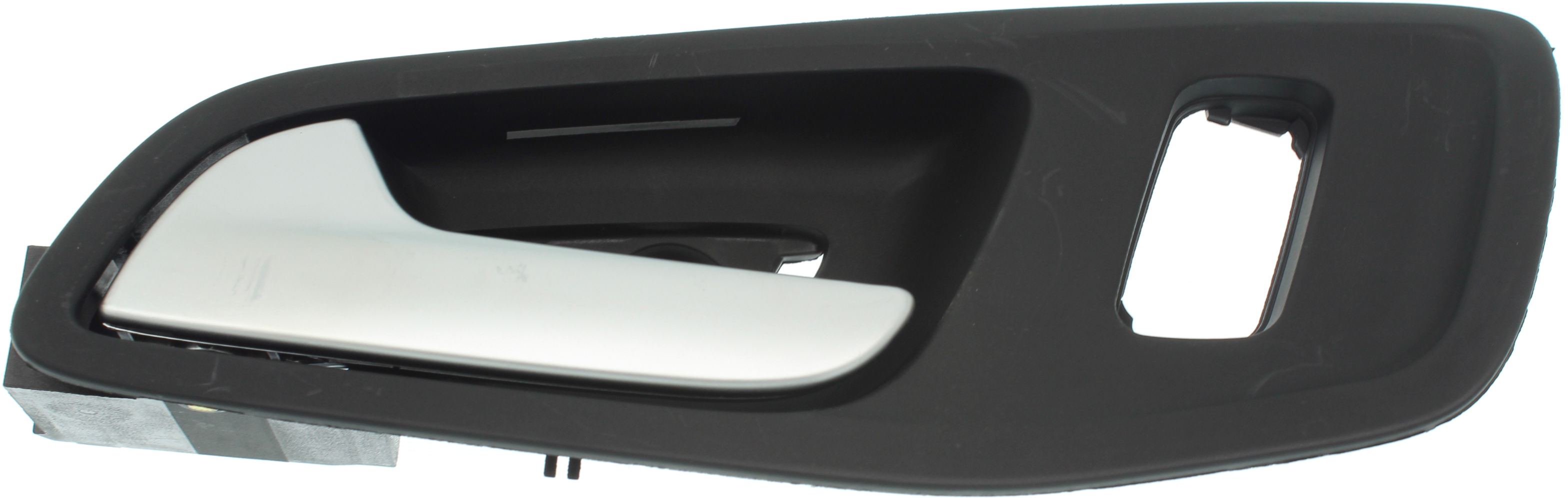 AM ESCAPE 13-17 FRONT INTERIOR DOOR HANDLE LH Silver Lever Black Housing Small Hole SE Model SKU RF46210028 Partslink FO1352154 OEM CJ5Z7822601BB