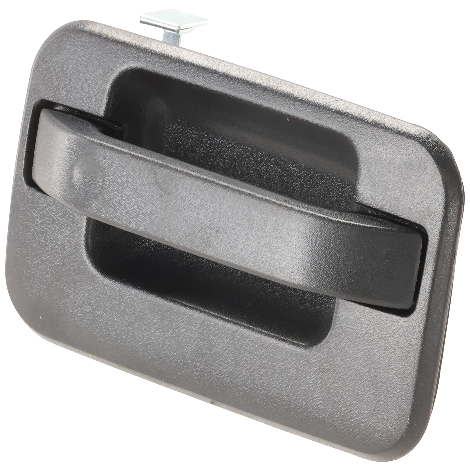 AM F 150-04-22 FRONT EXTERIOR DOOR HANDLE RH Textured Black w o Keyhole w Metal Connector =REAR SKU RF46210041K OEM 5L3Z1522405CAA 5L3Z1626604AAA