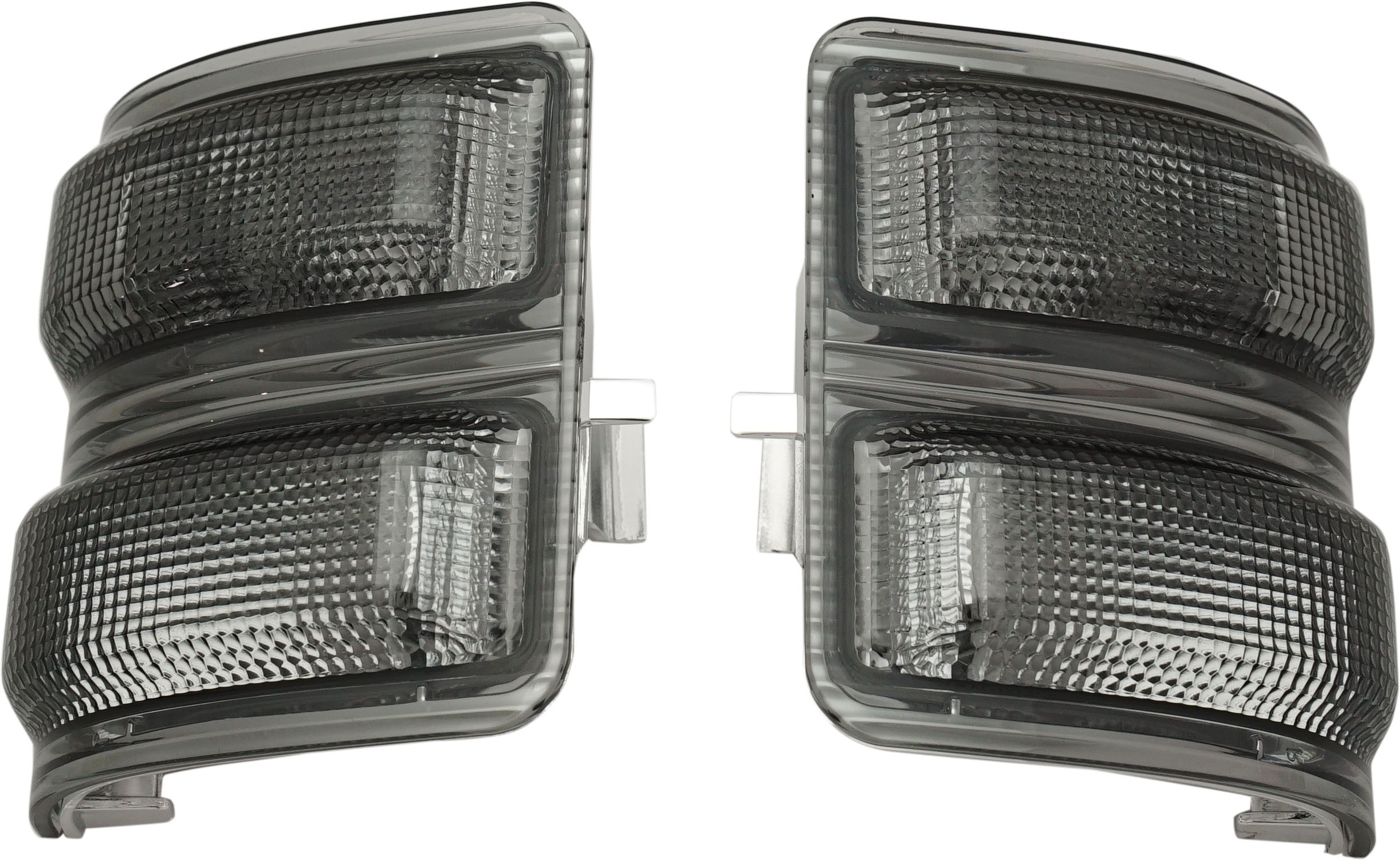 AM F SERIES SUPER DUTY 08-16 TOWING MIRROR SIGNAL LAMP RH AND LH Smoked Lens SKU RF47150001 OEM 7C3Z13776B PFM 7C3Z13776A PFM