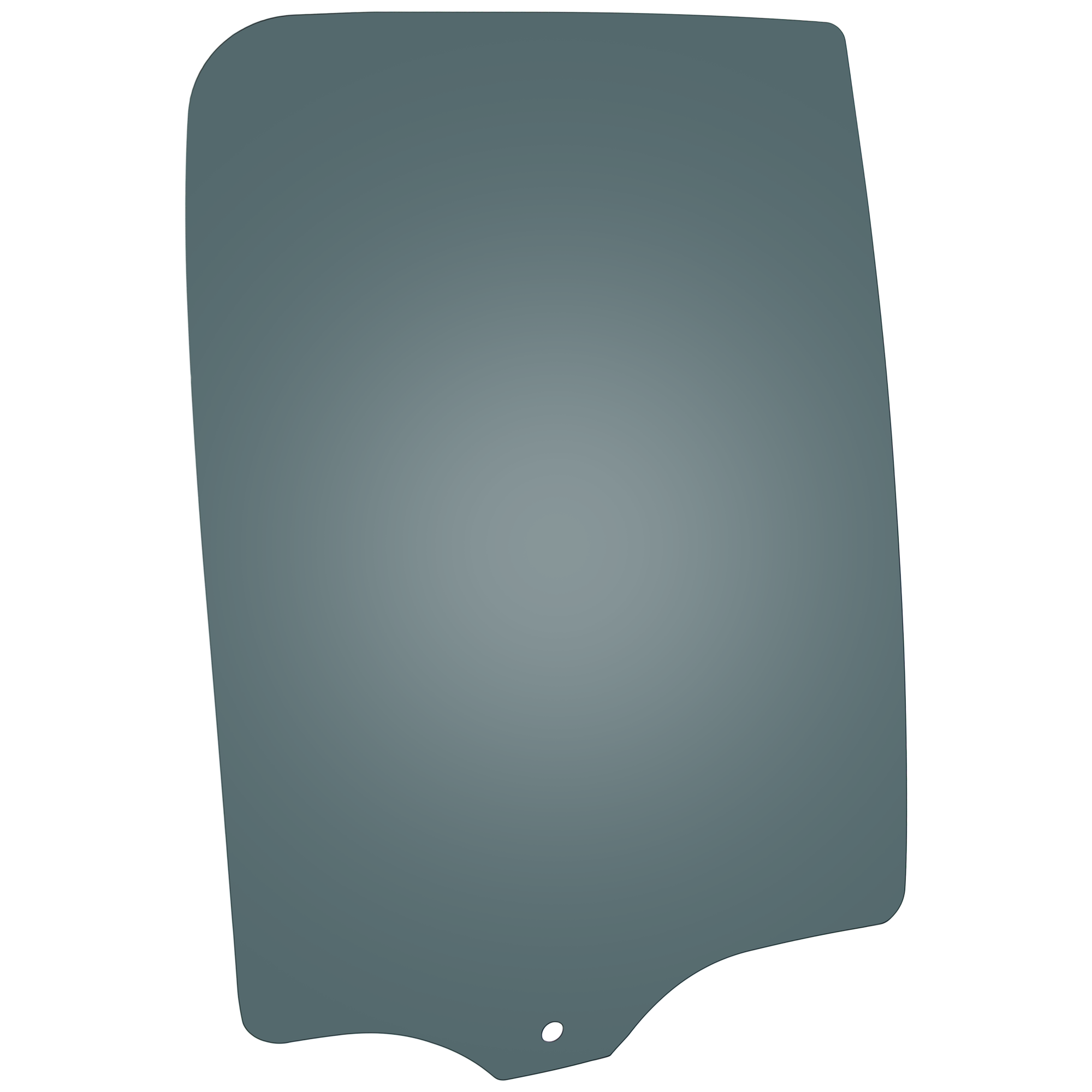 AM FORD SUPER DUTY 15-24 REAR DOOR GLASS RH Gray Tint Privacy w Solar Extended Cab SKU RF48130033 OEM FL3Z1825712A ML3Z1825712D