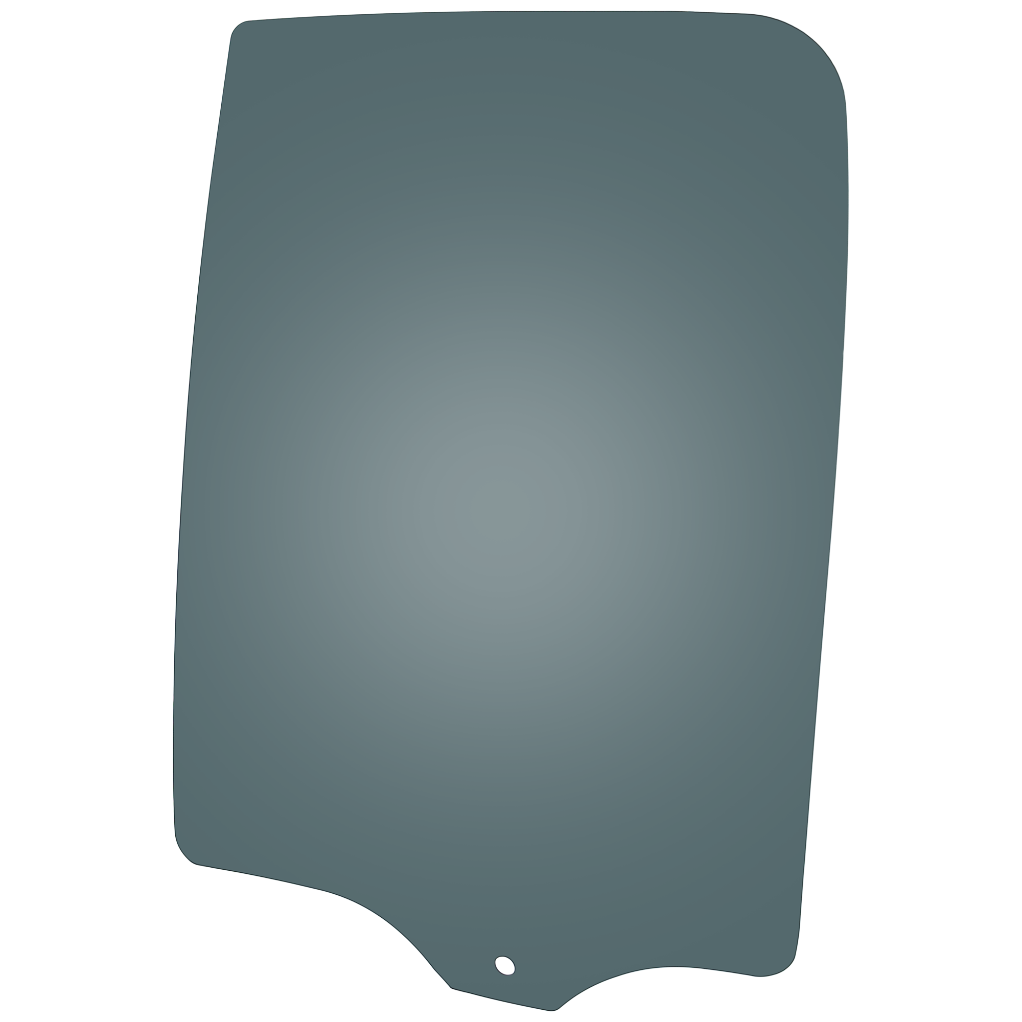 AM FORD SUPER DUTY 15-24 REAR DOOR GLASS LH Gray Tint Privacy w Solar Extended Cab SKU RF48130034 OEM FL3Z1829701A ML3Z1829701D