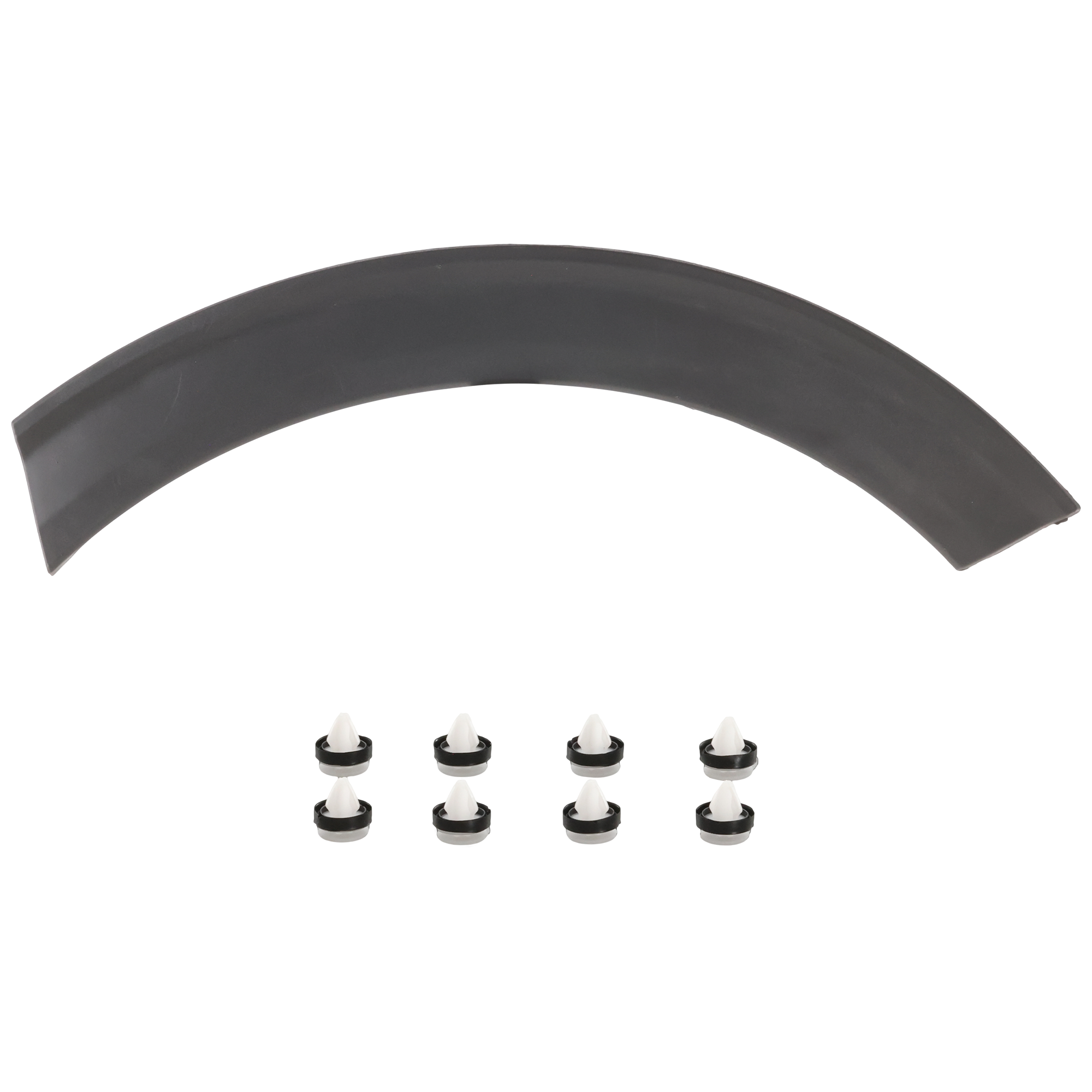 AM EXPLORER POLICE INTERCEPTOR UTILITY 20-25 REAR WHEEL OPENING MOLDING LH Rear Section Textured Black SKU RF55390014 Partslink FO1790125 OEM LB5Z7829039AA