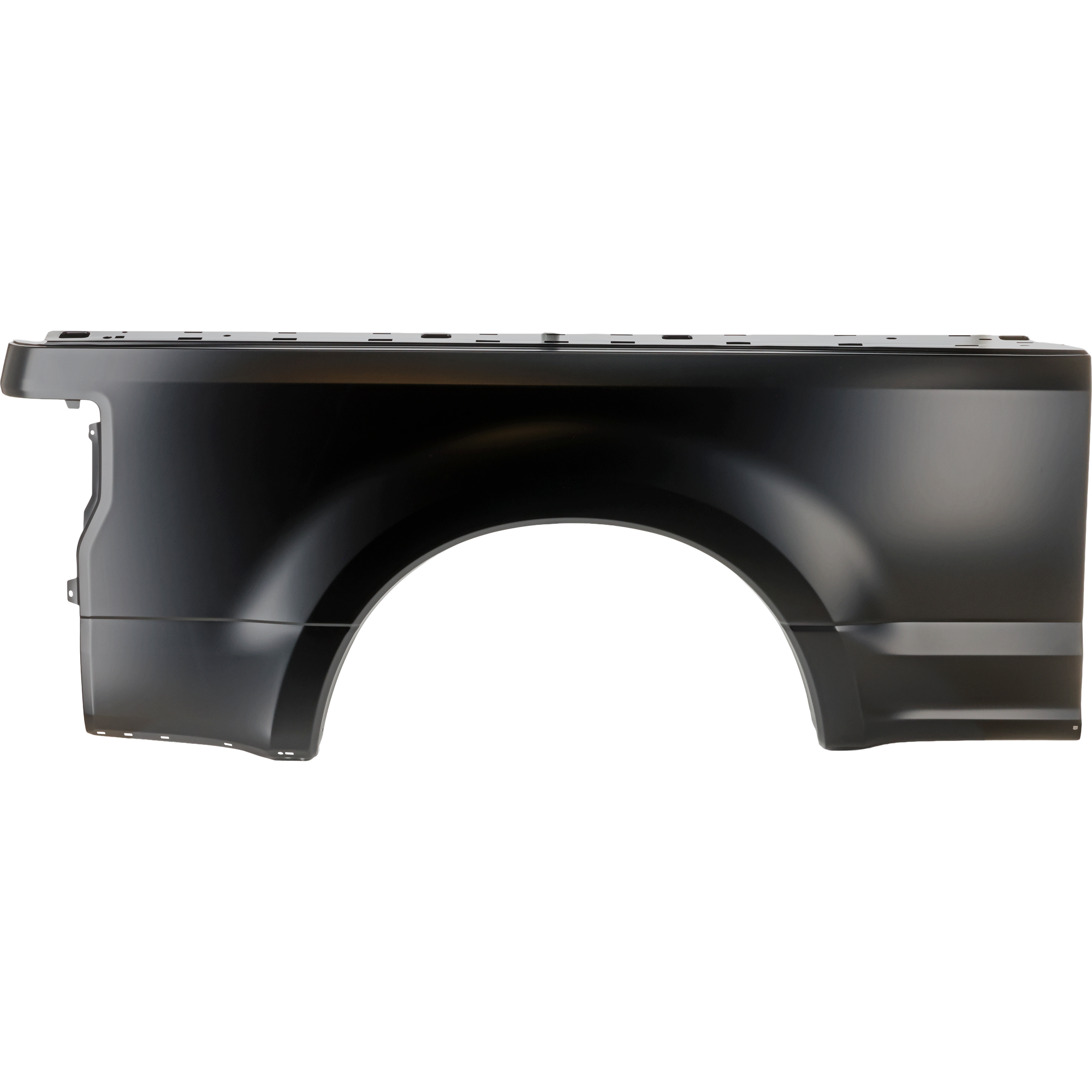 AM F SERIES SUPER DUTY P U 17-22 TRUCK BEDSIDE PANEL RH Outer Primed Single Rear Wheels 7 Foot Bed w o Wheel Opening Moldings Crew Extended Cab CAPA SKU RF58010011Q Partslink FO1757144C OEM HC3Z9627840A