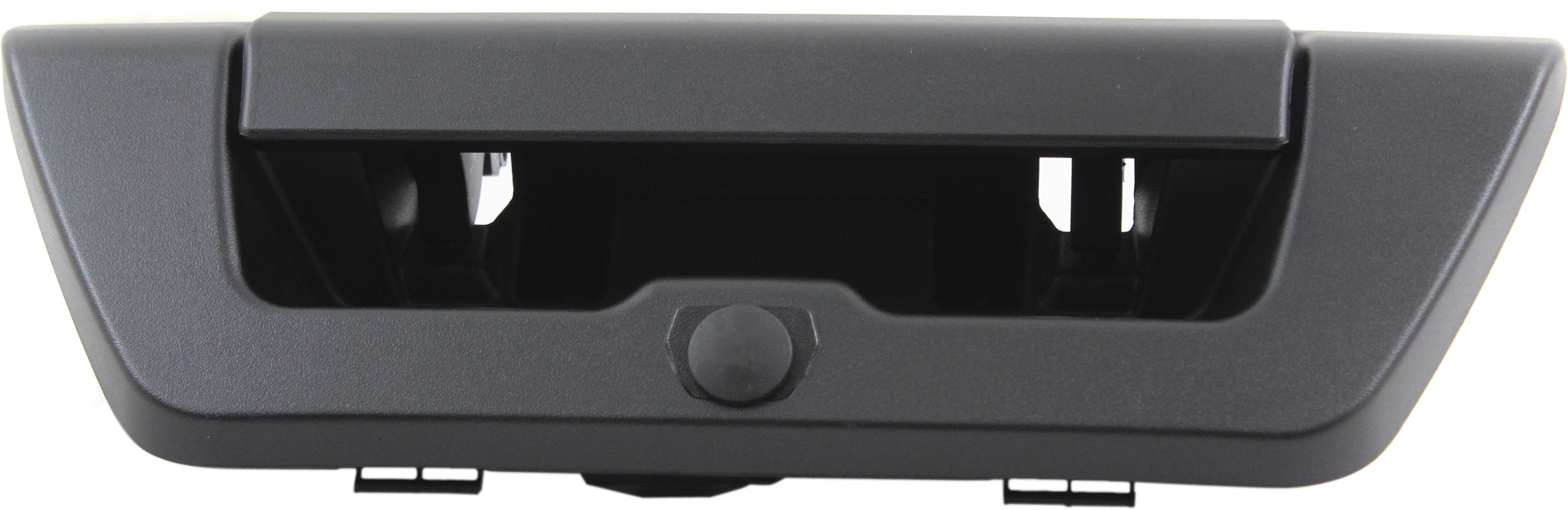 AM F 150-15-17 TAILGATE HANDLE Outside Manual Type Txtd Blk w o Cam Hole w o Trailer Hookup Lamp Hole All Cab Types SKU RF58070001K OEM FL3Z9943400JA