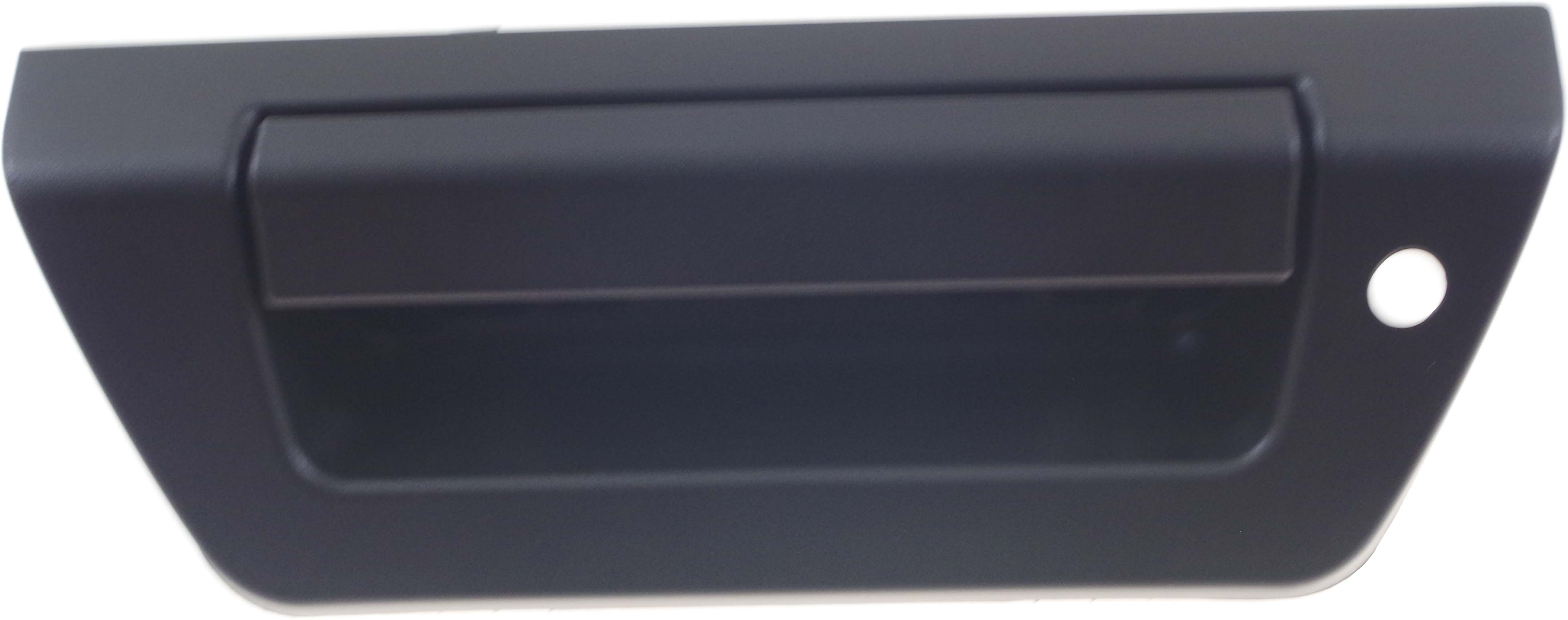 AM F 150-15-17 TAILGATE HANDLE Manual Locking Txtd Blk w Keyhole w o Cam Hole SKU RF58070001 OEM FL3Z9943400HA
