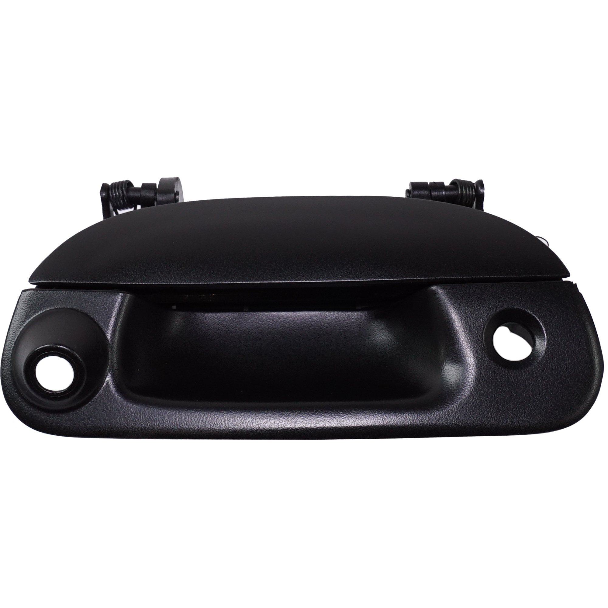 AM F 150-97-04 F250-97-99 TAILGATE HANDLE Textured Black w Camera Hole All Cab Types SKU RF58070003A