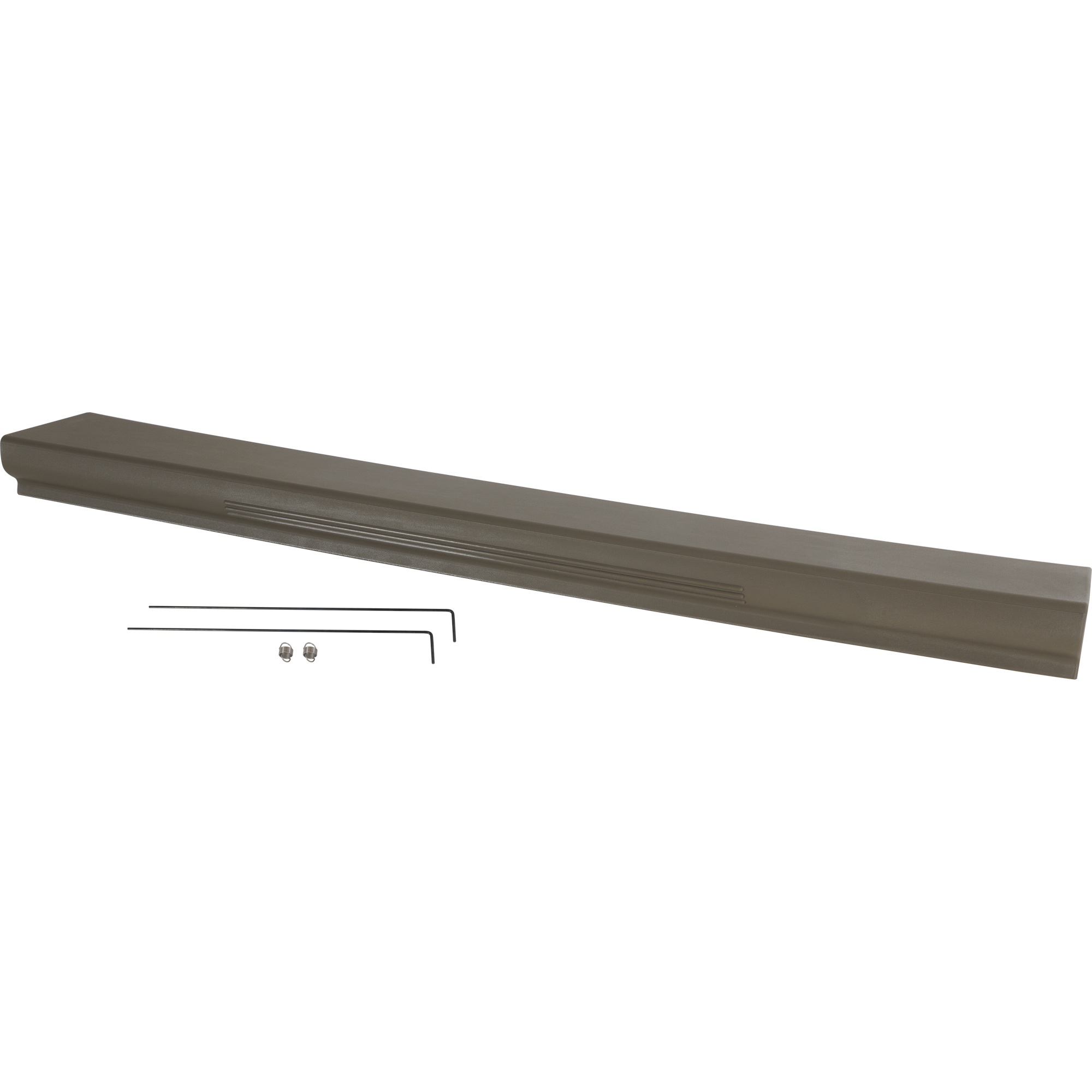 AM F SERIES SUPER DUTY 11-16 TAILGATE MOLDING Center Adobe w Integrated Step SKU RF58450011 Partslink FO1904113 OEM 8C3Z9940602DA