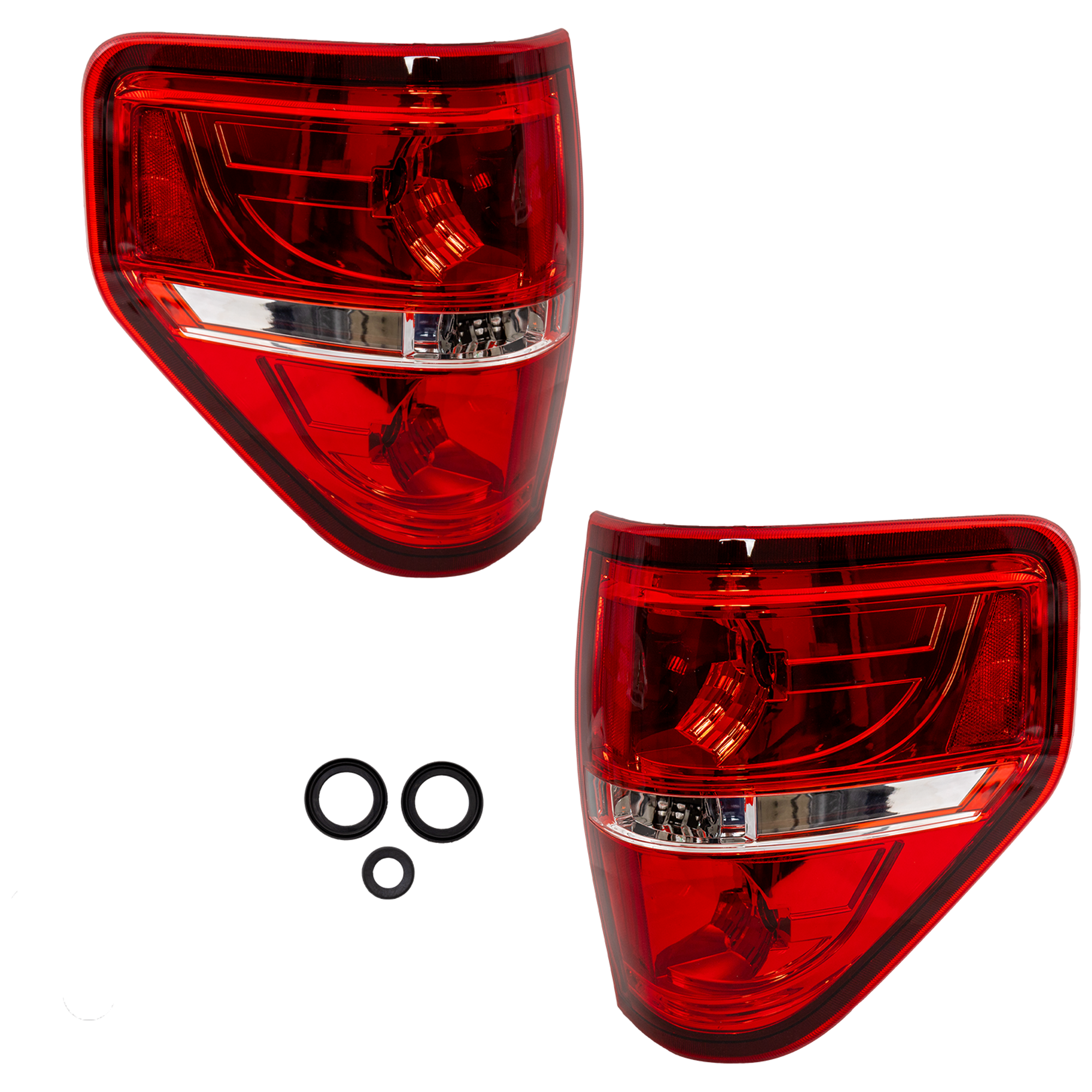 AM F 150-09-14 TAIL LAMP RH AND LH Lens and Housing Halogen SKU RF73010097 OEM BL3Z13404B PFM BL3Z13405B PFM