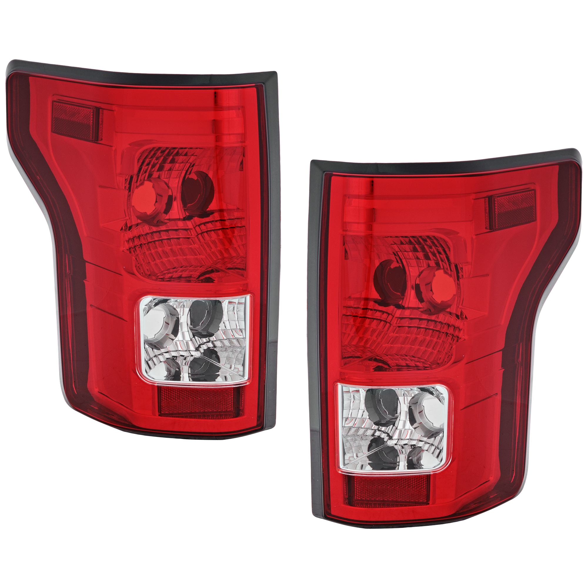 AM F 150-15-17 TAIL LAMP RH AND LH Lens and Housing Halogen Excludes Raptor Model SKU RF73010098 OEM FL3Z13404A PFM FL3Z13405A PFM