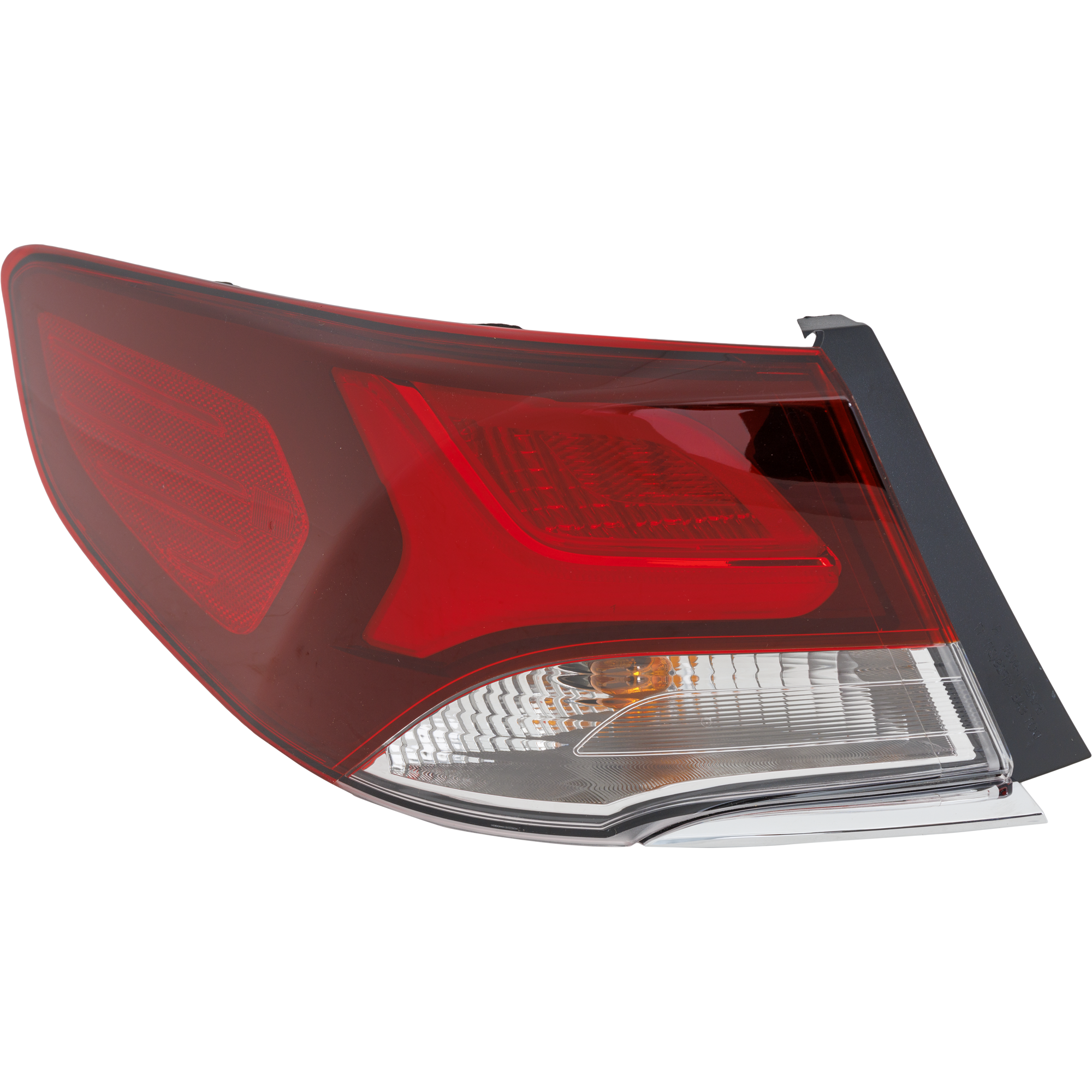 AM SONATA 18-19 TAIL LAMP LH Outer Assembly LED Exc. Hybrid Model SKU RF73010164A Partslink HY2804154 OEM 92401C2600