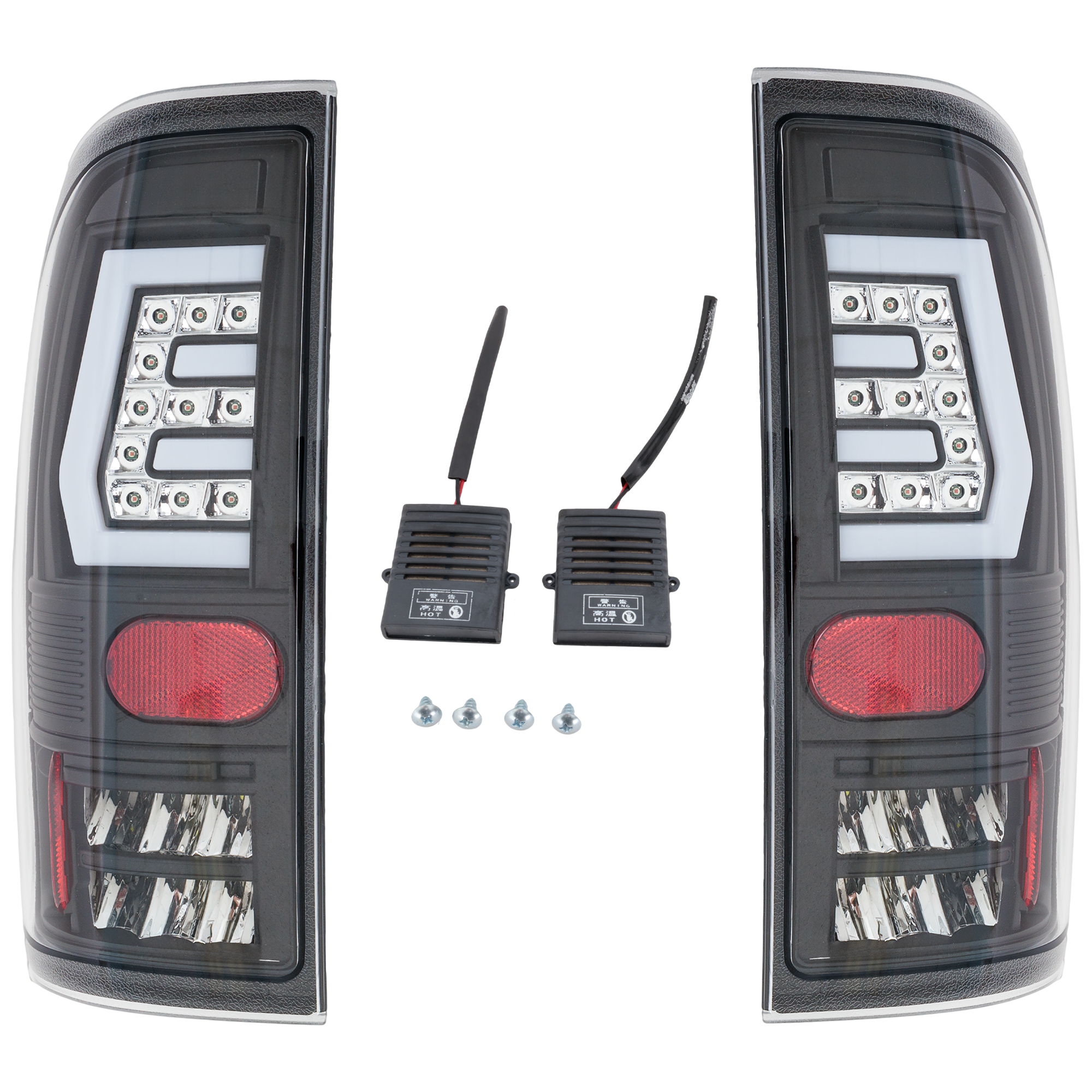 AM F 150-97-03 F SUPER DUTY 99-07 TAIL LAMP RH AND LH Assembly LED Black Interior Clear Lens F 150 F 150 Heritage Stepside SKU RF73010203A OEM F85Z13404CA PFM F85Z13405CA PF