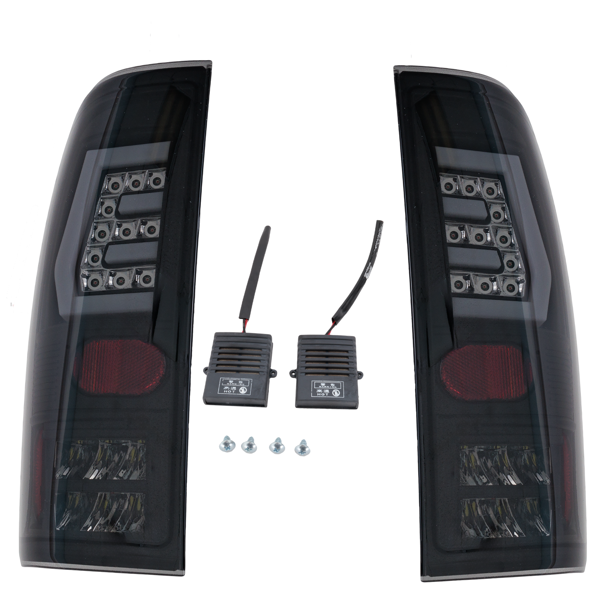 AM F 150-97-03 F SUPER DUTY 99-07 TAIL LAMP RH AND LH Assembly LED Black Interior Smoked Lens F 150 F 150 Heritage Stepside SKU RF73010204A OEM F85Z13404CA PFM F85Z13405CA PF