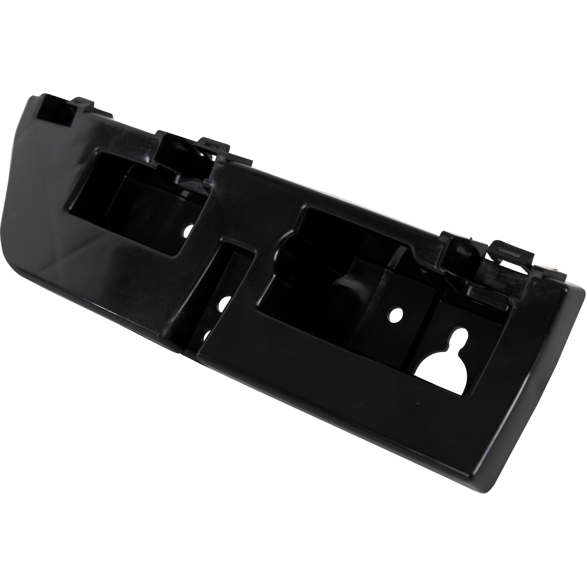 AM EDGE 15-18 REAR BUMPER BRACKET LH Assembly Upper Plastic SKU RF76260008 Partslink FO1142145 OEM FT4Z17D943A