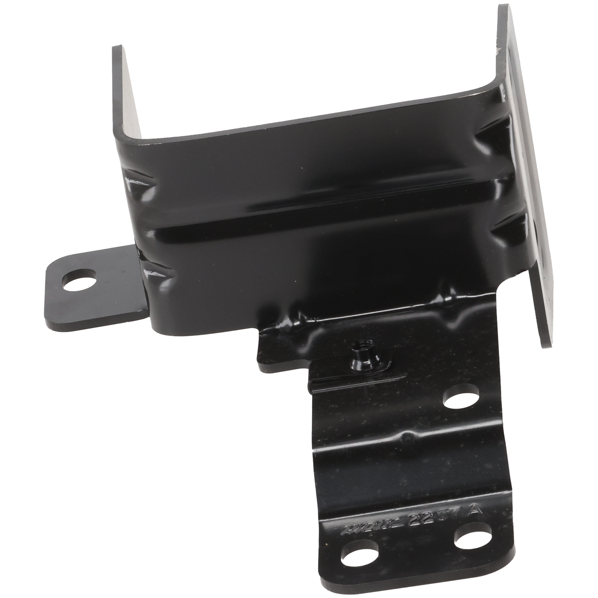 AM BRONCO 21-23 REAR BUMPER BRACKET LH Bracket Reinforcement CAPA SKU RF76260012Q Partslink FO1162111C OEM M2DZ17787B