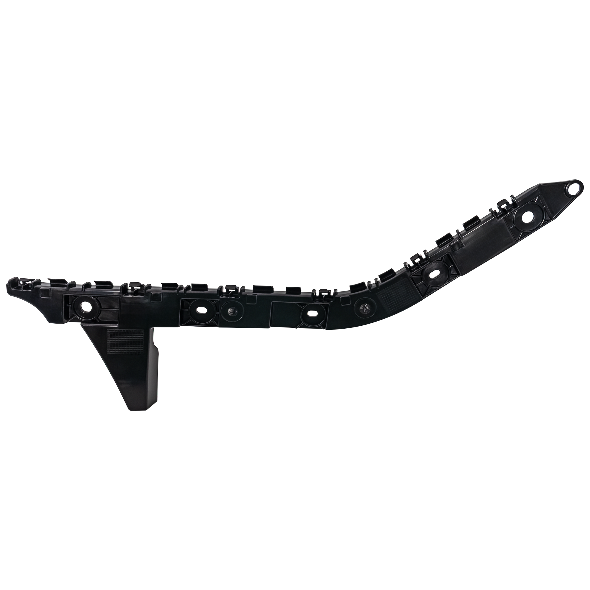 AM MUSTANG 18-23 REAR BUMPER BRACKET LH Side Cover Bracket SKU RF76260062 Partslink FO1162122 OEM JR3Z17D943A