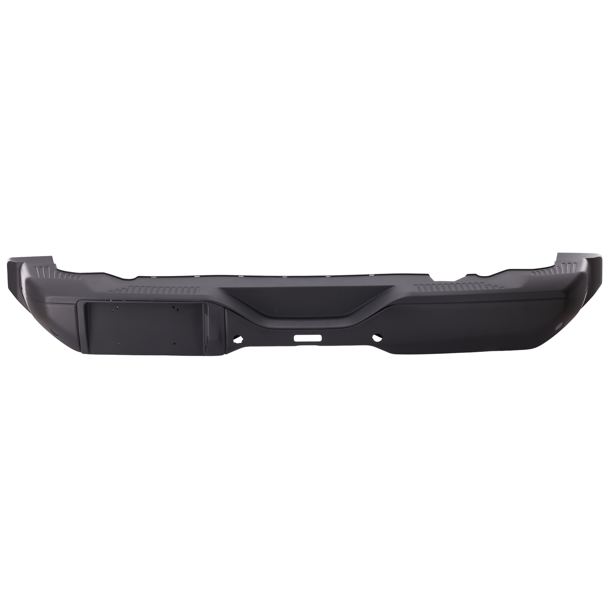 AM BRONCO 21-24 STEP BUMPER FACE BAR AND PAD w Pad Provision w Mounting Bracket Assembly Steel Black w Sasquatch Package w Parking Aid Sensor and Reflector Holes SKU RF82560044 Partslink FO1103302 OEM M2DZ17906DA PFM