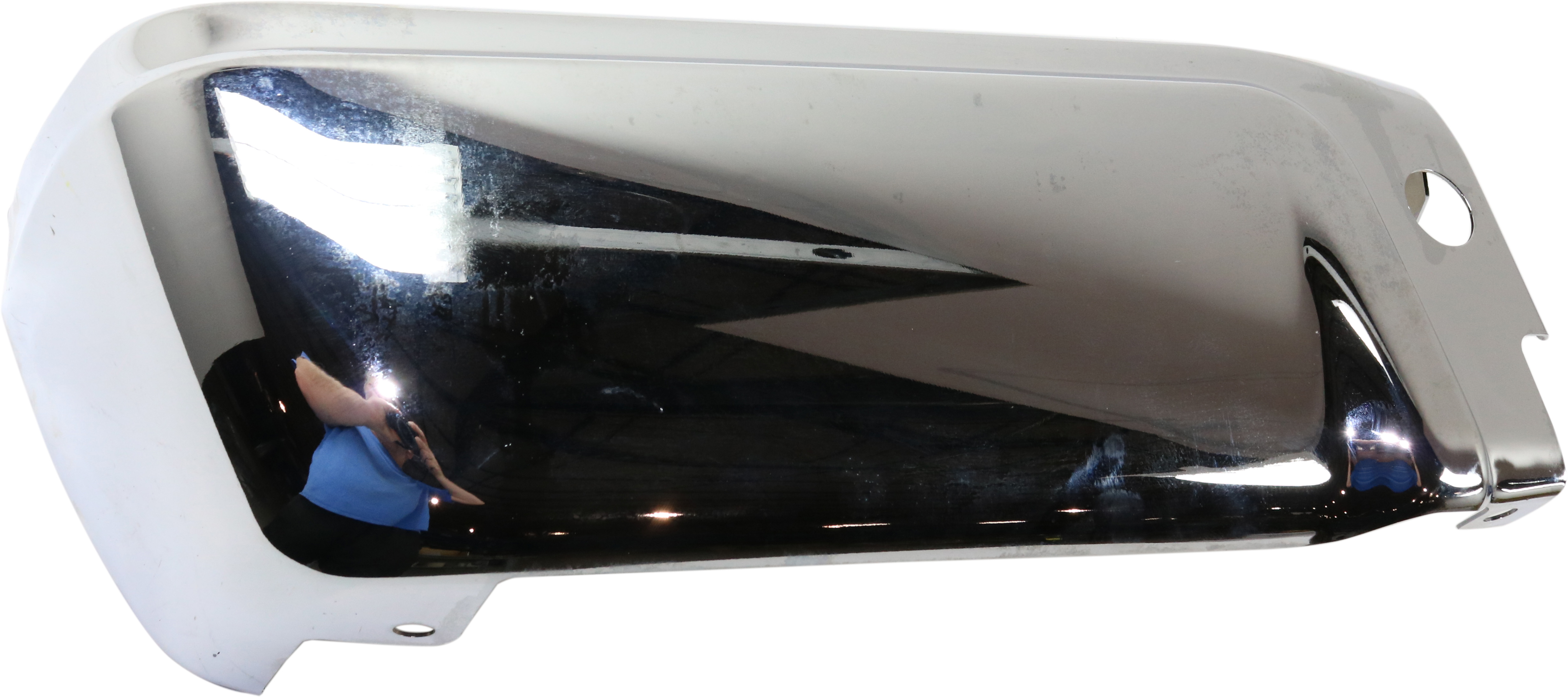 AM F SERIES SUPER DUTY 08-16 STEP BUMPER FACE BAR ONLY w o Pad w Pad Provision w o Mounting Bracket LH Chrome w o Rear Object Sensor Holes SKU RF82590002 Partslink FO1104122 OEM 9C3Z17906B PFM