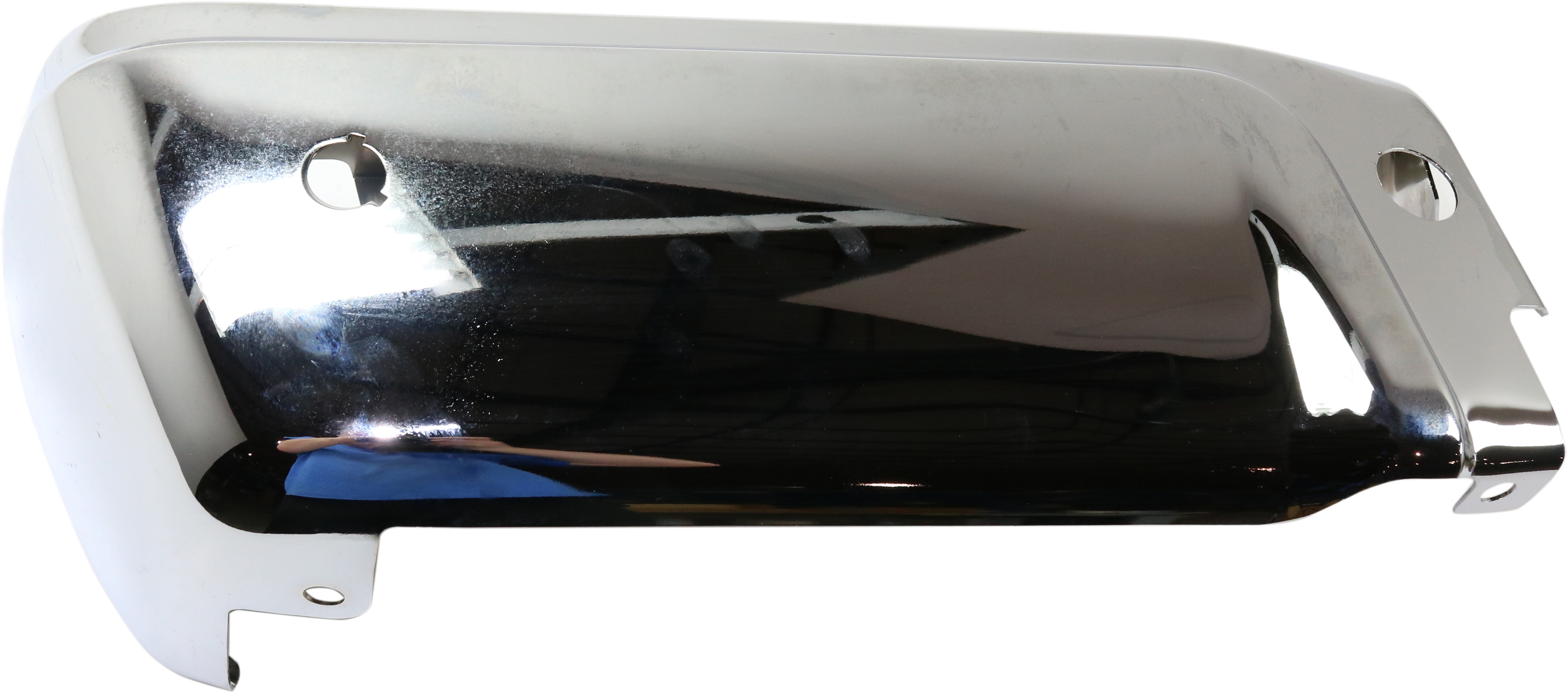 AM F SERIES SUPER DUTY 08-16 STEP BUMPER FACE BAR ONLY w o Pad w Pad Provision w o Mounting Bracket LH Chrome w Rear Object Sensor Holes SKU RF82590006 Partslink FO1104121 OEM 9C3Z17906D PFM