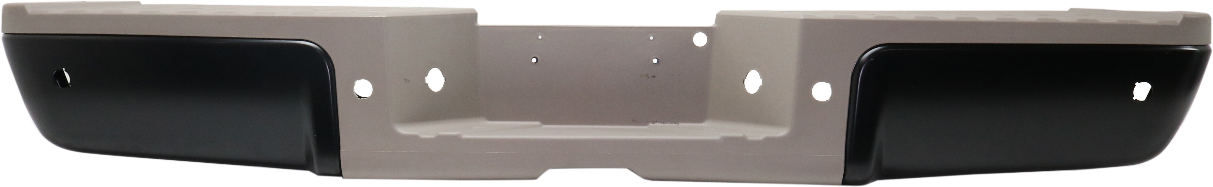 AM F SERIES SUPER DUTY 13-16 STEP BUMPER FACE BAR AND PAD w Pad Provision w o Mounting Bracket Black Face Tan Pad w Rear Object Sensor Holes SKU RF82620004 Partslink FO1103180 OEM 9C3Z17906CPTM PFM