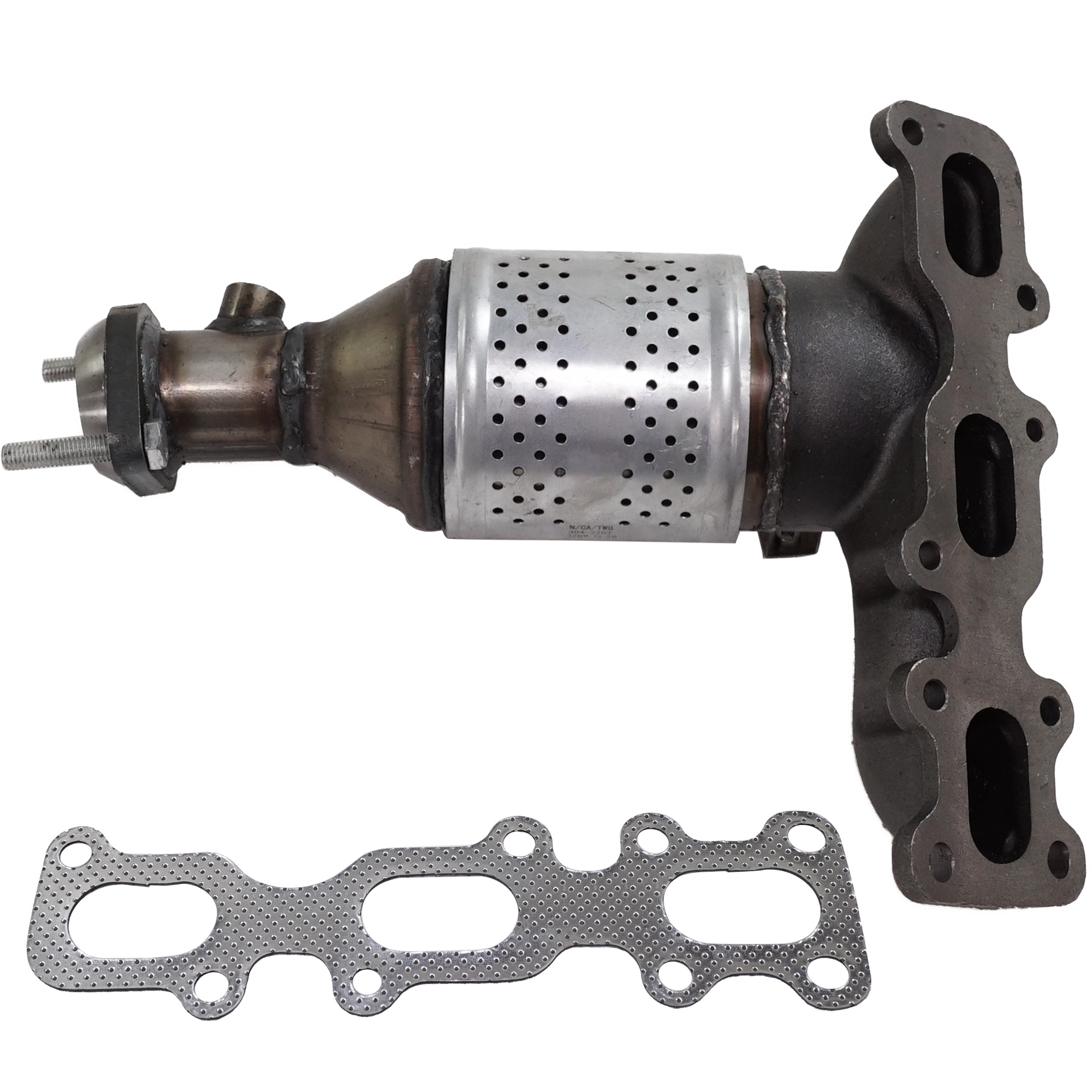 AM EXPLORER FLEX 13-19 FRONT CATALYTIC CONVERTER Firewall Side Integrated w Manifold SKU RF96030007