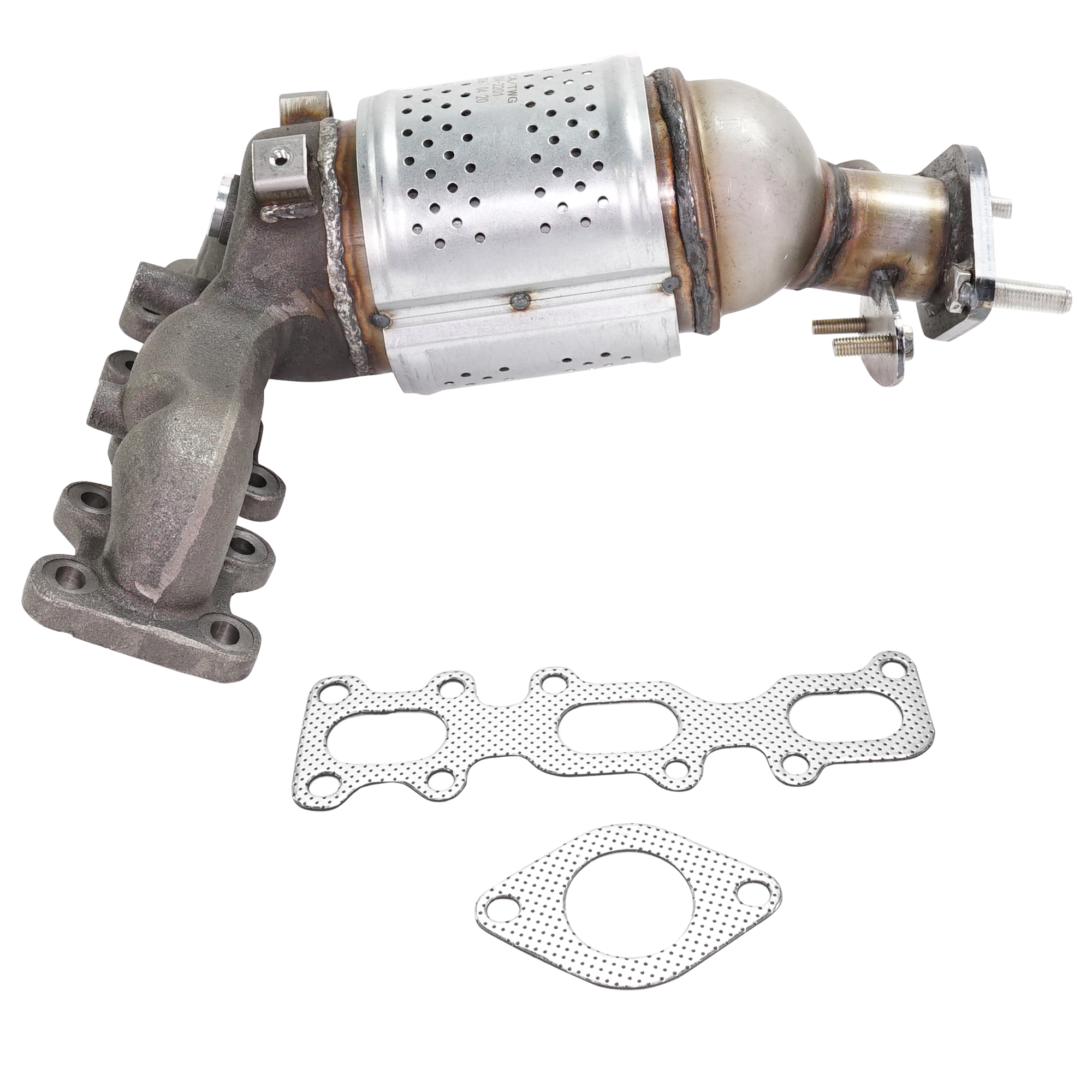 AM EXPLORER FLEX 13-19 FRONT CATALYTIC CONVERTER Radiator Side Integrated w Manifold SKU RF96030008