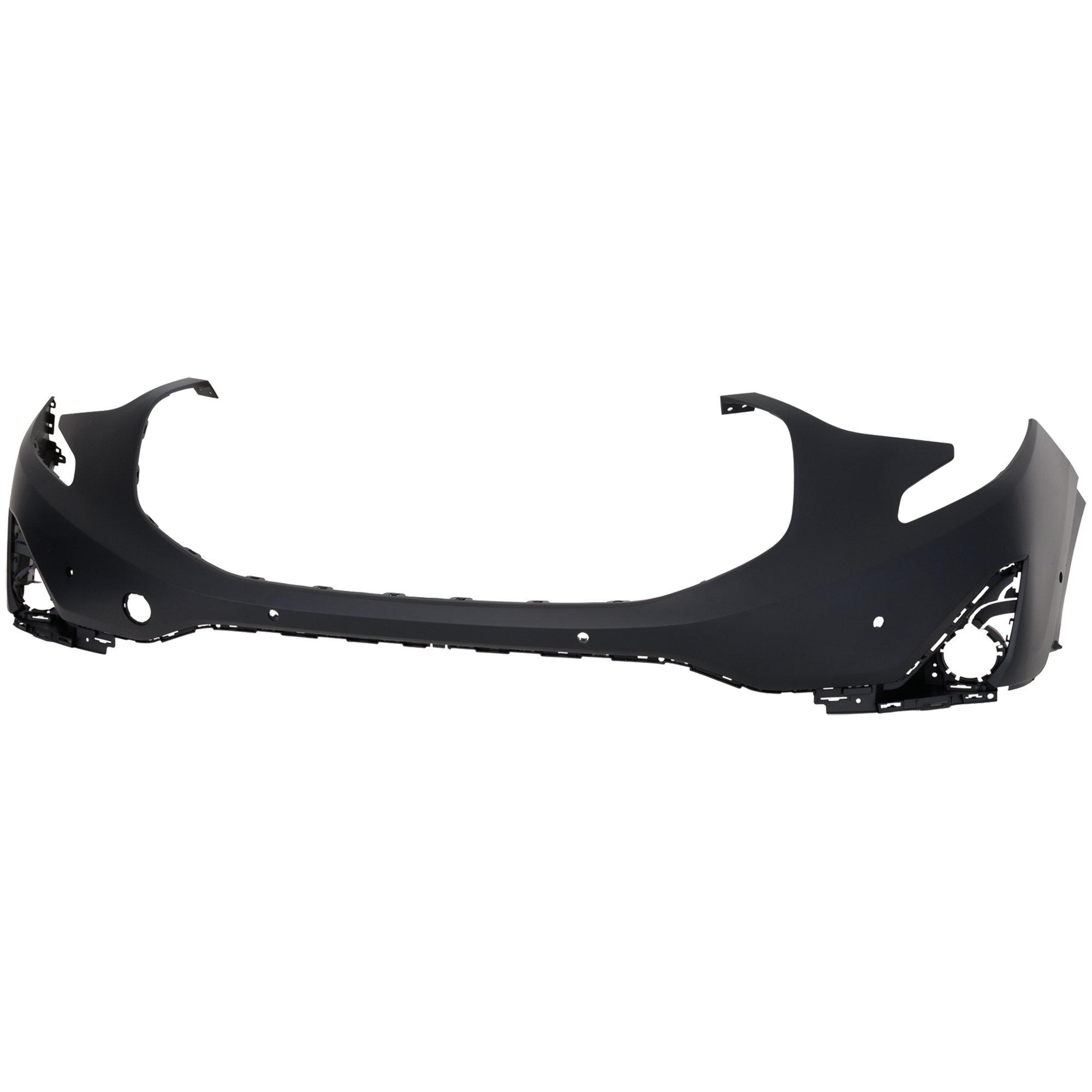 AM TERRAIN 18-21 FRONT BUMPER COVER Upper Primed Denali Model w Parallel Park Assist Sensor Holes CAPA SKU RG01030023PQ Partslink GM1014139C OEM 84418636