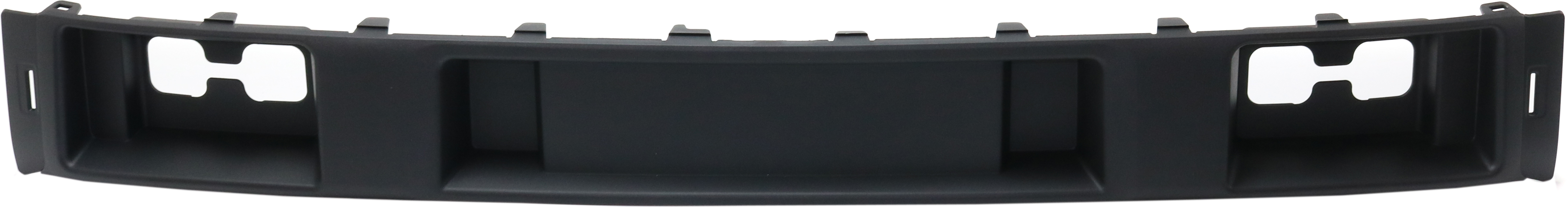 AM YUKON 15-15 FRONT BUMPER MOLDING Txtd Blk w Tow Hook Holes w o Adaptive Cruise Control SKU RG01590003 Partslink GM1044133 OEM 22936425