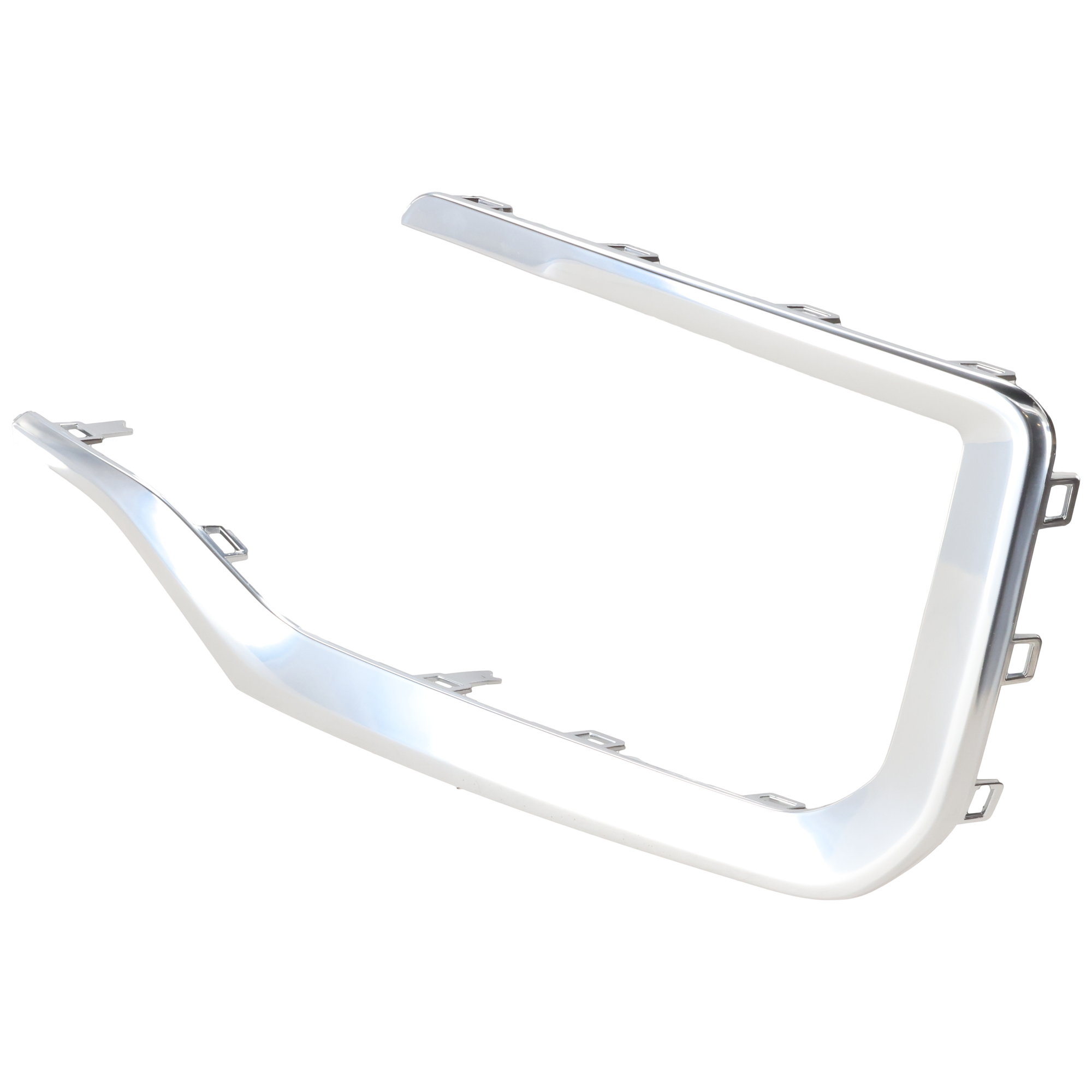 AM TERRAIN 16-17 FRONT BUMPER MOLDING LH Chrome Satin Nickel Denali Model SKU RG01590018 Partslink GM1046114 OEM 23486777