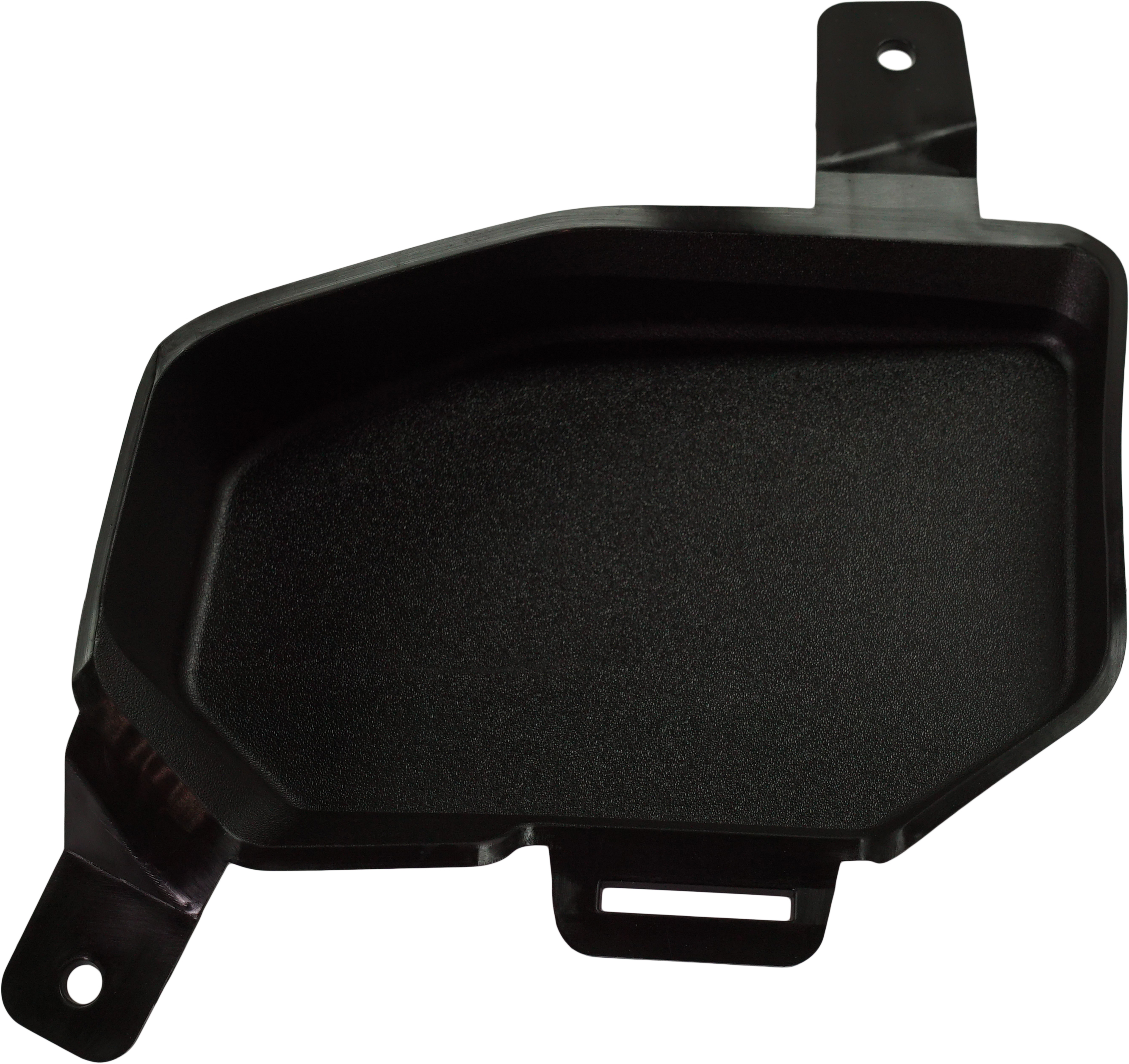 AM SIERRA 1500-19-22 FRONT BUMPER TOW HOOK COVER LH Textured Black w o Tow Hook Hole SKU RG01840004 Partslink GM1029122 OEM 84225818