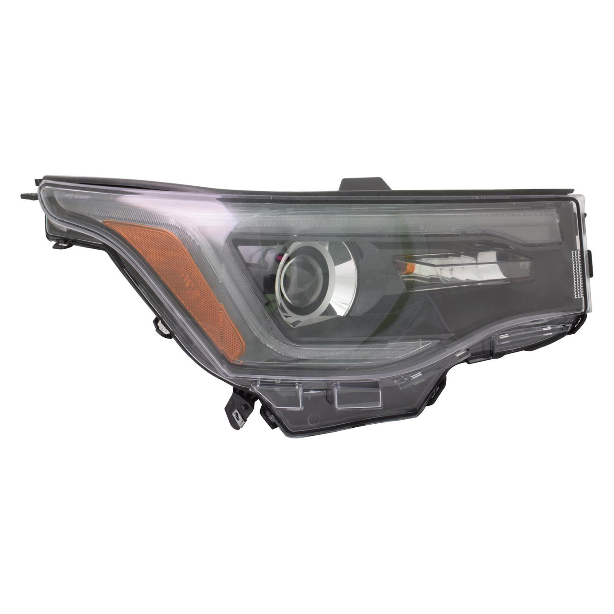 AM ACADIA 17-19 HEAD LAMP RH Assembly Halogen w LED Daytime Running Lamps w o Logo w All Terrain Package SKU RG10010019 Partslink GM2503447 OEM 84396072