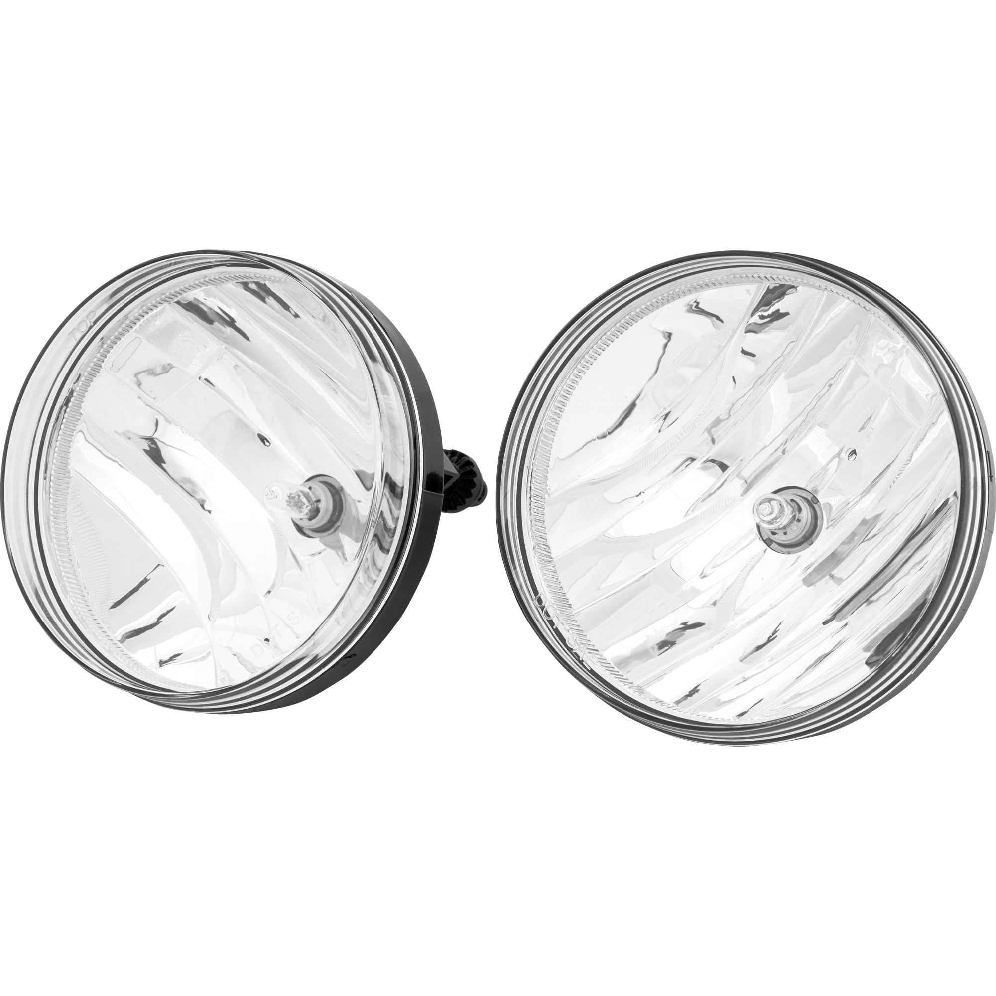 AM SIERRA P U 07-14 FOG LAMP RH AND LH Assembly Halogen Clear Lens Excludes 2007 Classic SKU RG1075005A Partslink GM2593161 GM2592161 OEM 25866496-25866495