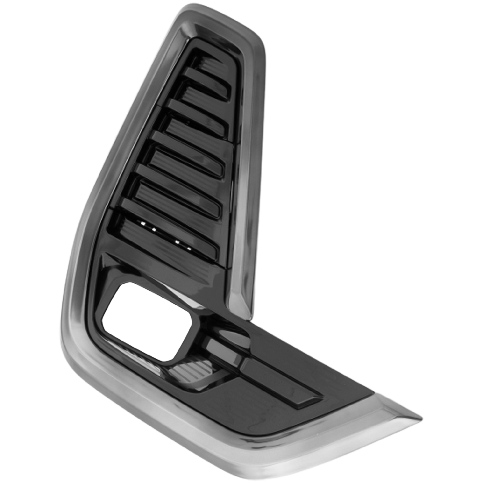 AM ACADIA 20-23 FRONT FOG LAMP MOLDING RH Chrome Black Exc. Denali Model SKU RG10810003 Partslink GM1039251 OEM 84904729